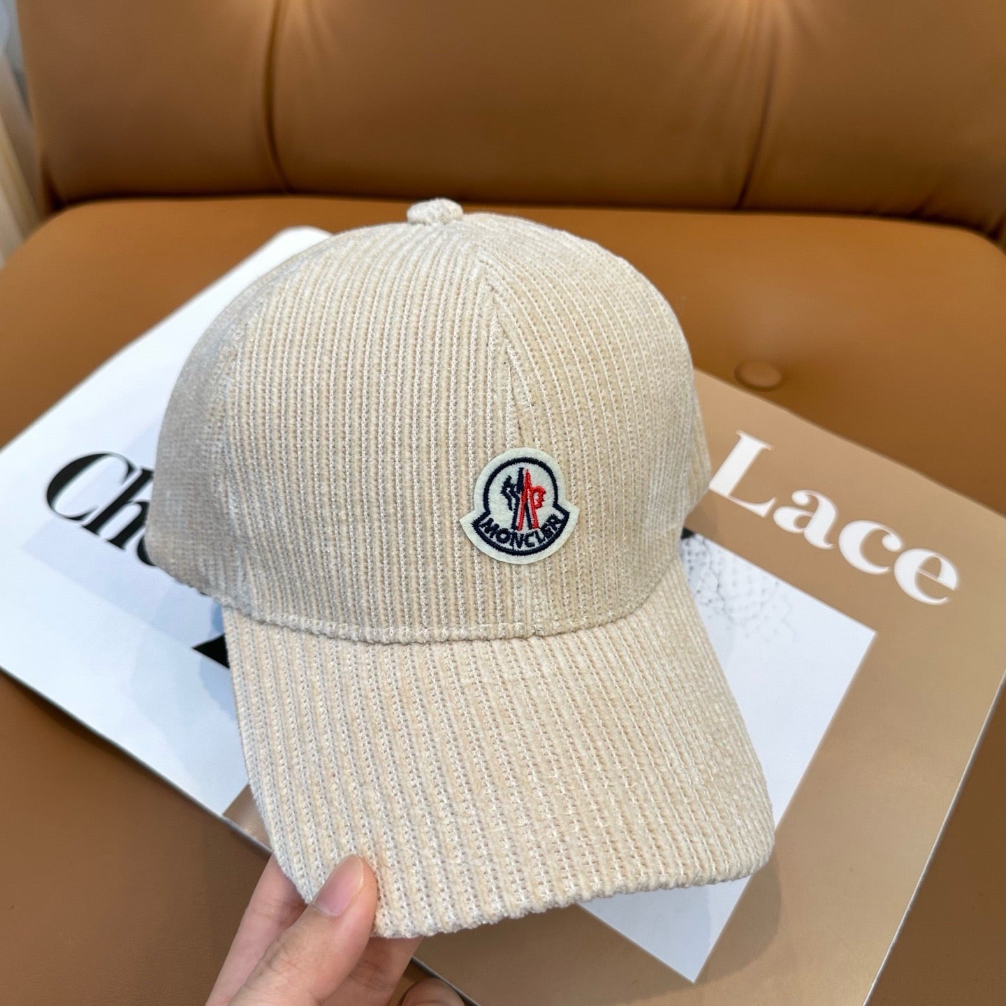 Cream, Camel, Light Grey and Black Cap - FashionHype.xyz