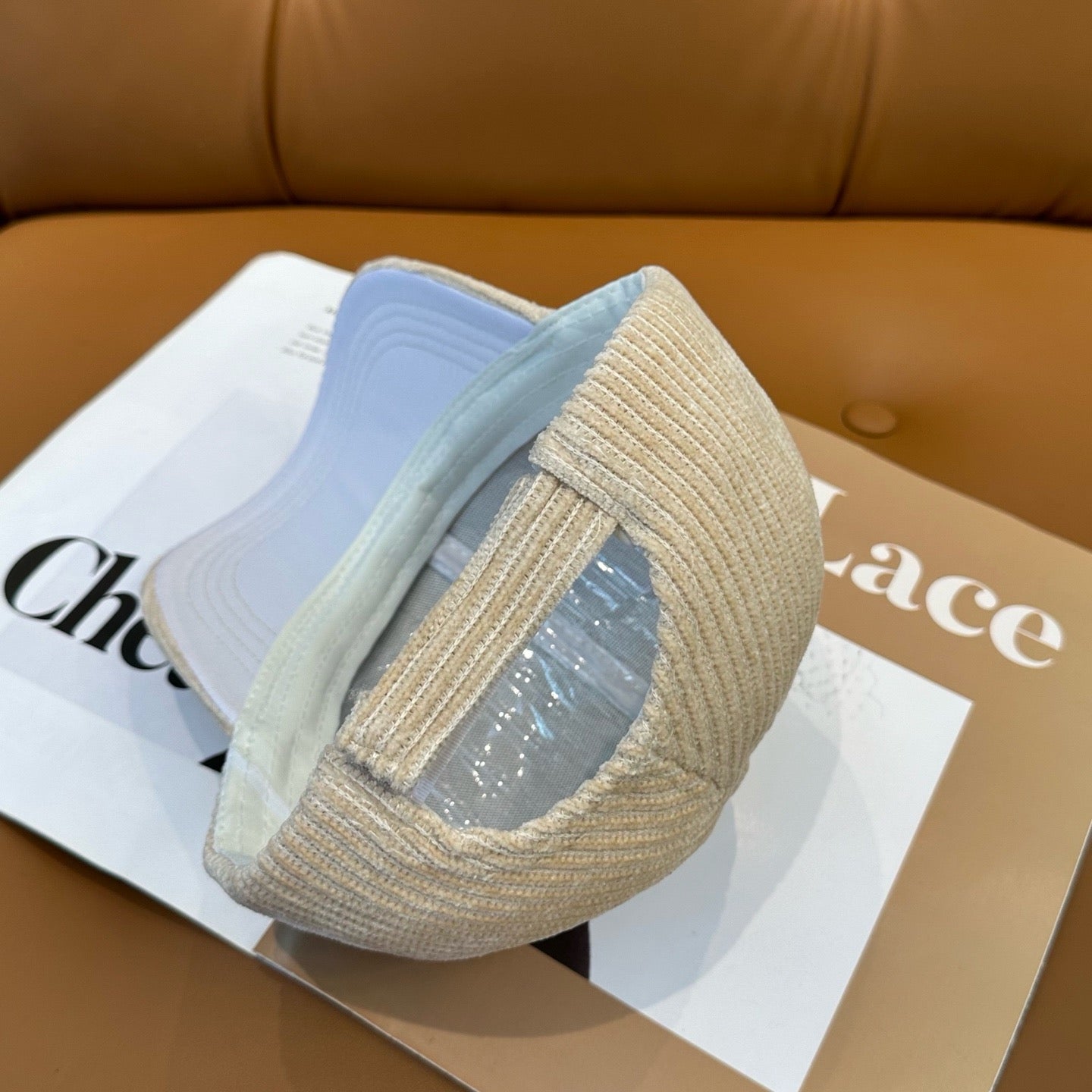 Cream, Camel, Light Grey and Black Cap - FashionHype.xyz