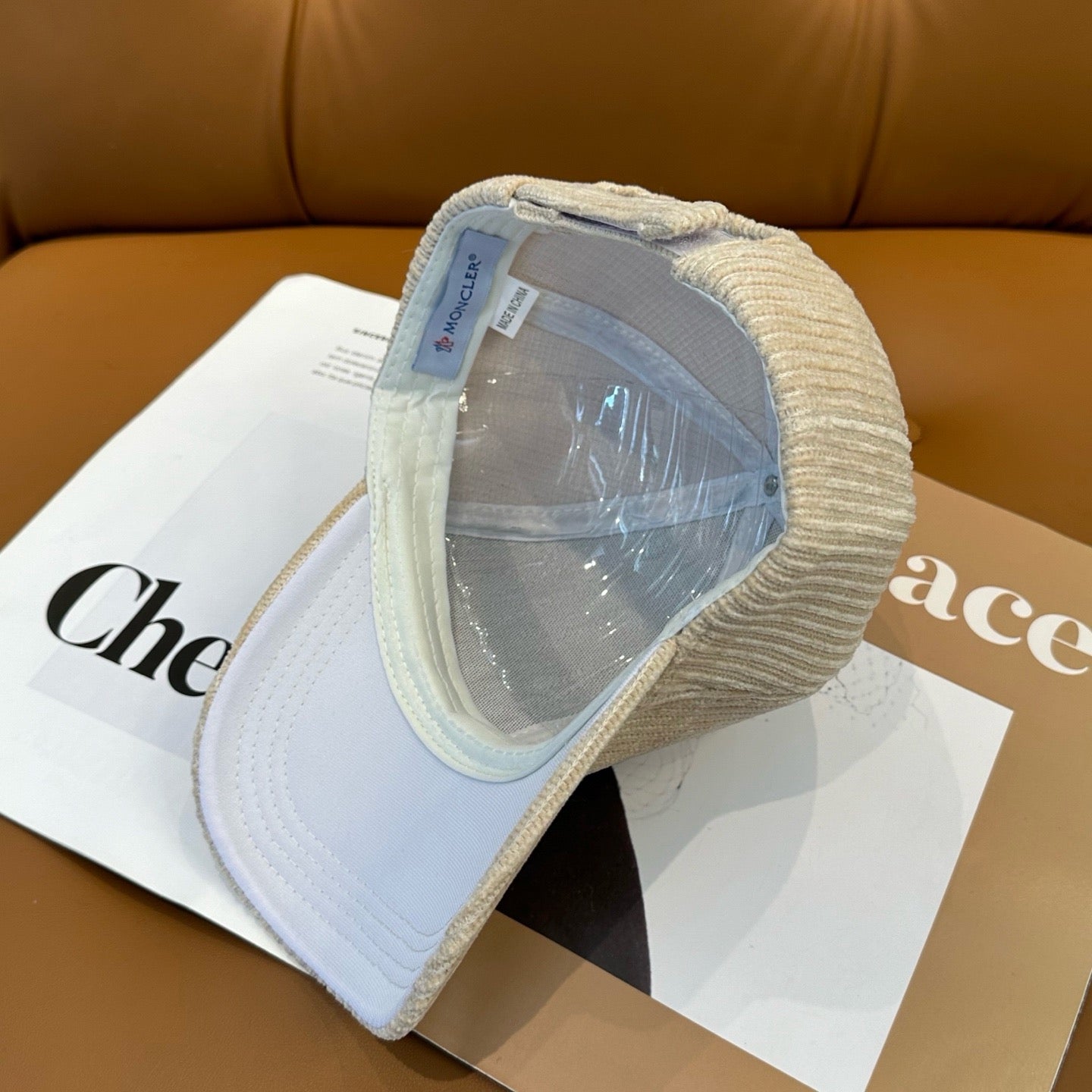 Cream, Camel, Light Grey and Black Cap - FashionHype.xyz
