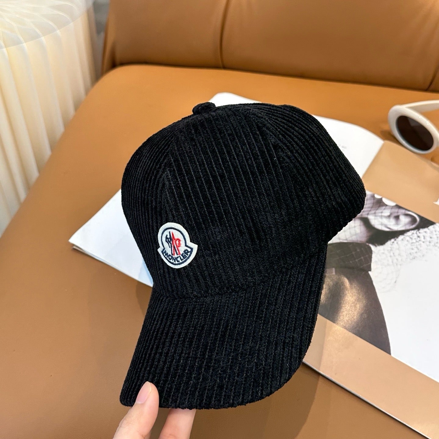 Cream, Camel, Light Grey and Black Cap - FashionHype.xyz