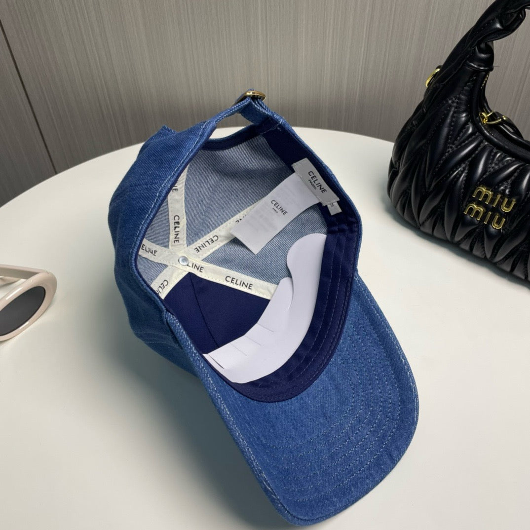 Blue, Navy, and Beige cap