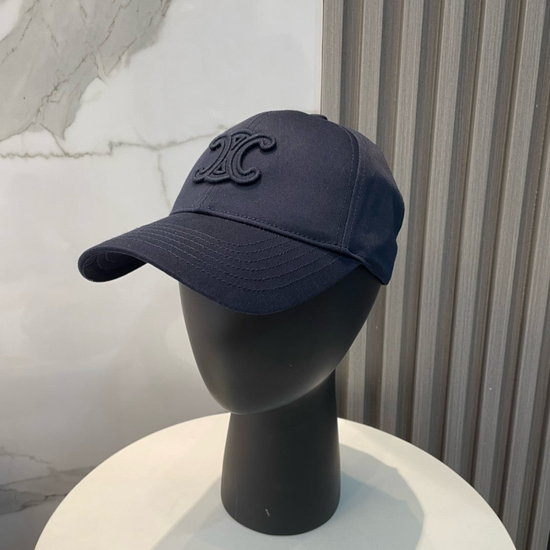 Blue, Navy, and Beige cap