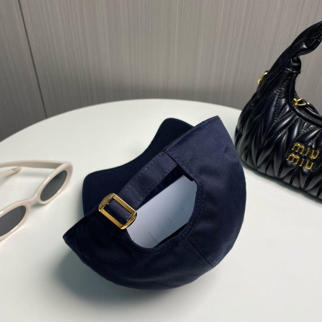 Blue, Navy, and Beige cap