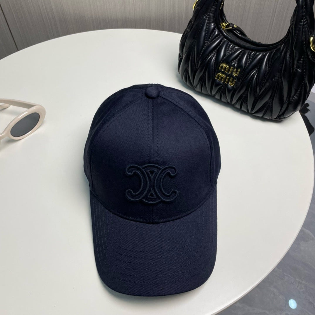 Blue, Navy, and Beige cap