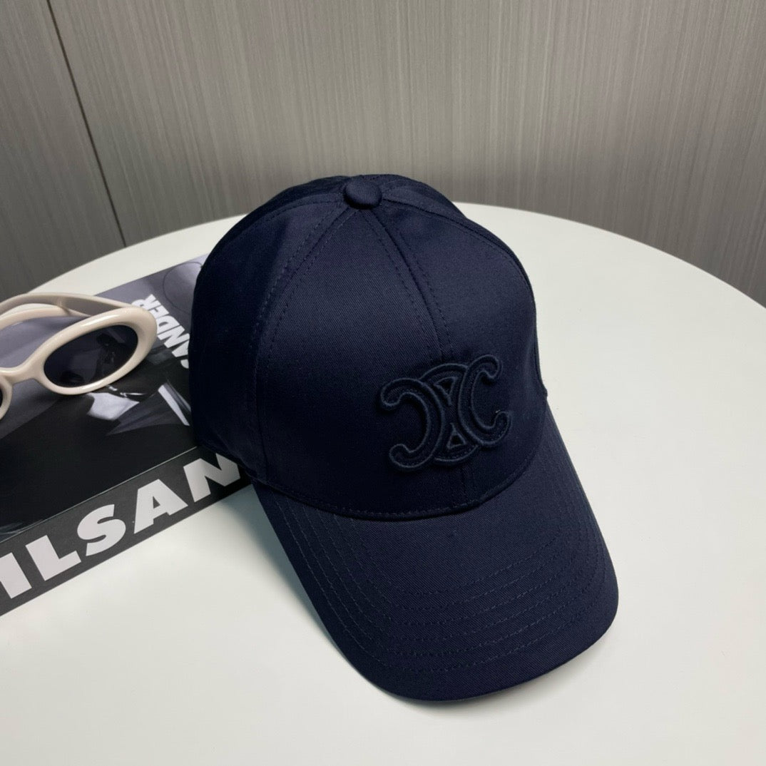 Blue, Navy, and Beige cap