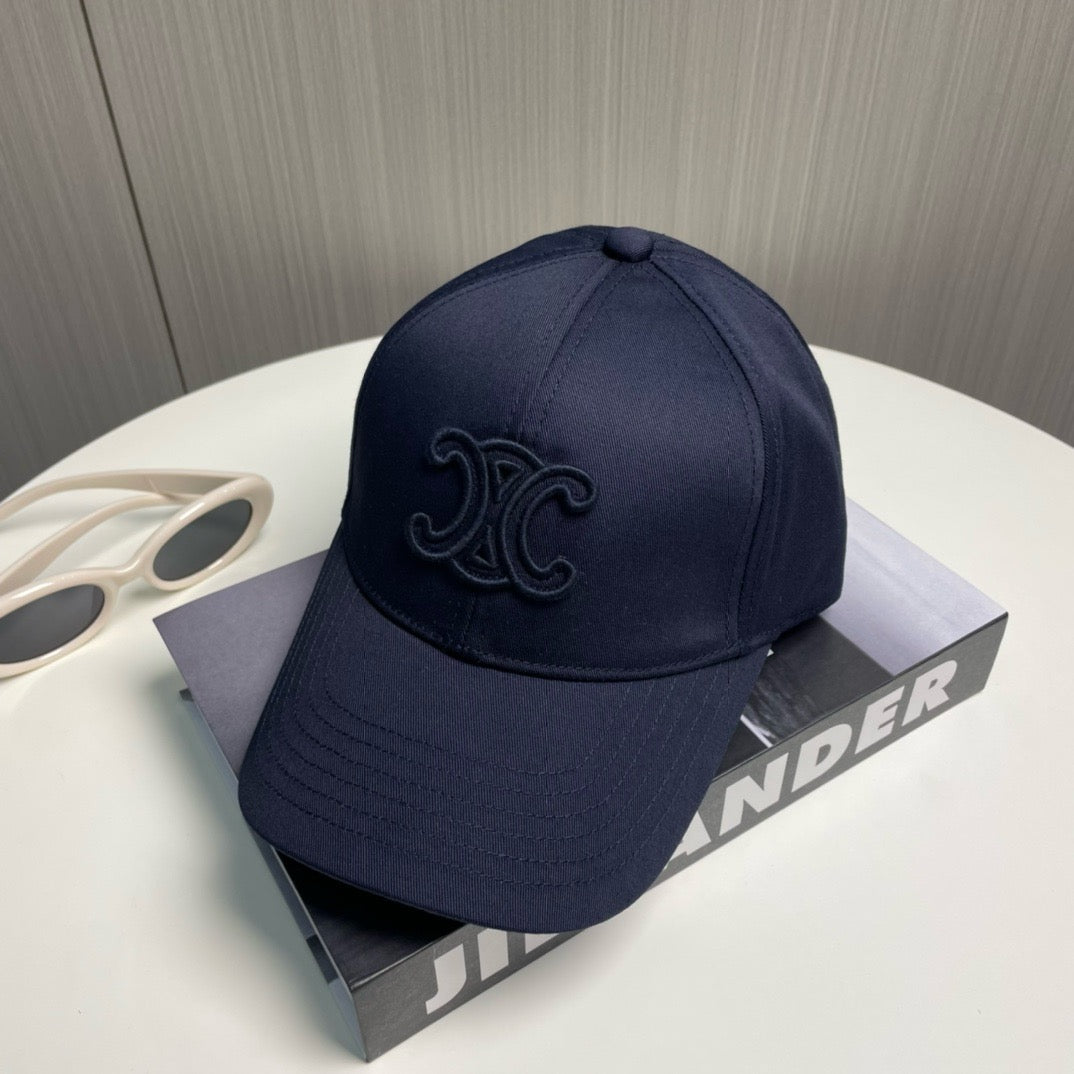 Blue, Navy, and Beige cap