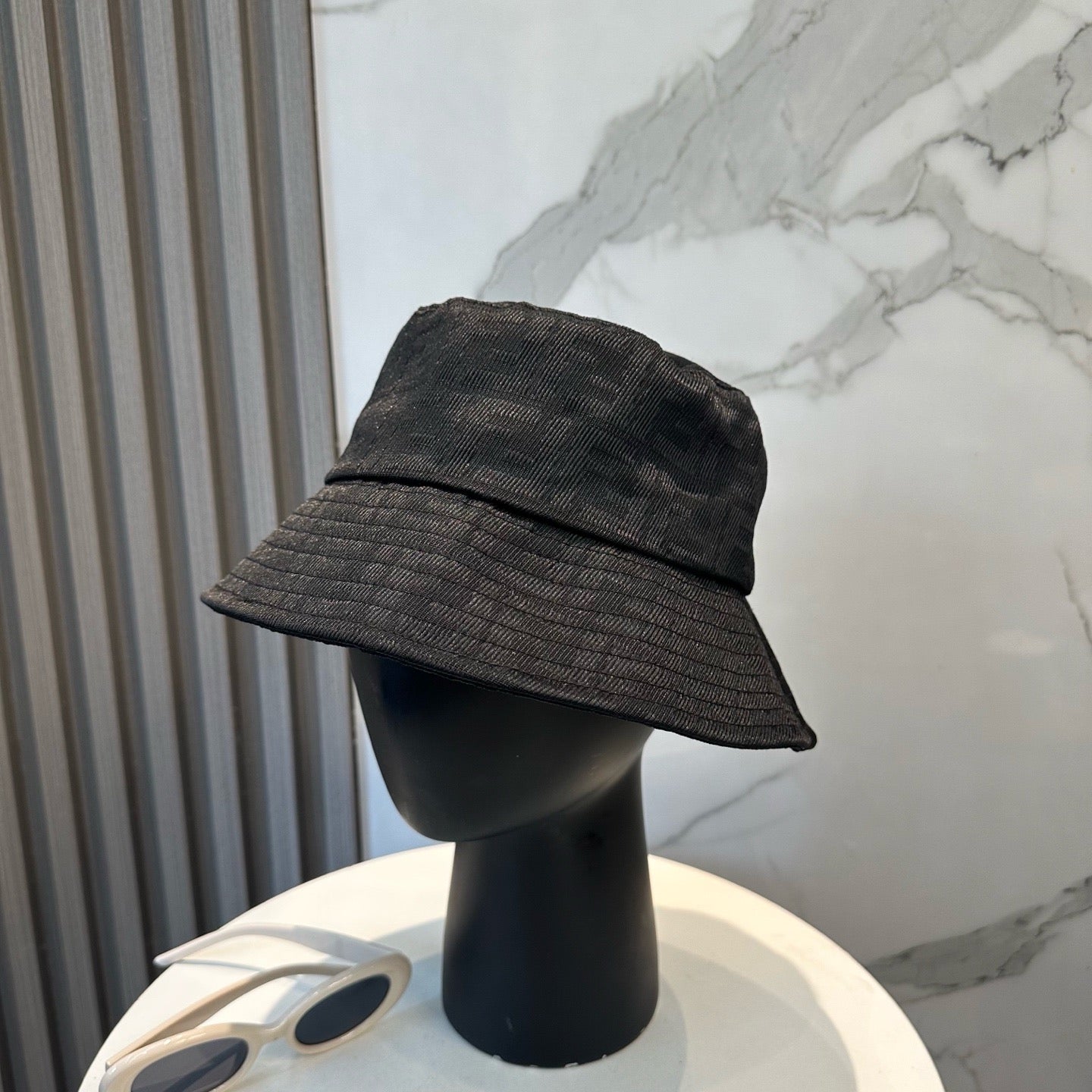 Black and Orange Hat