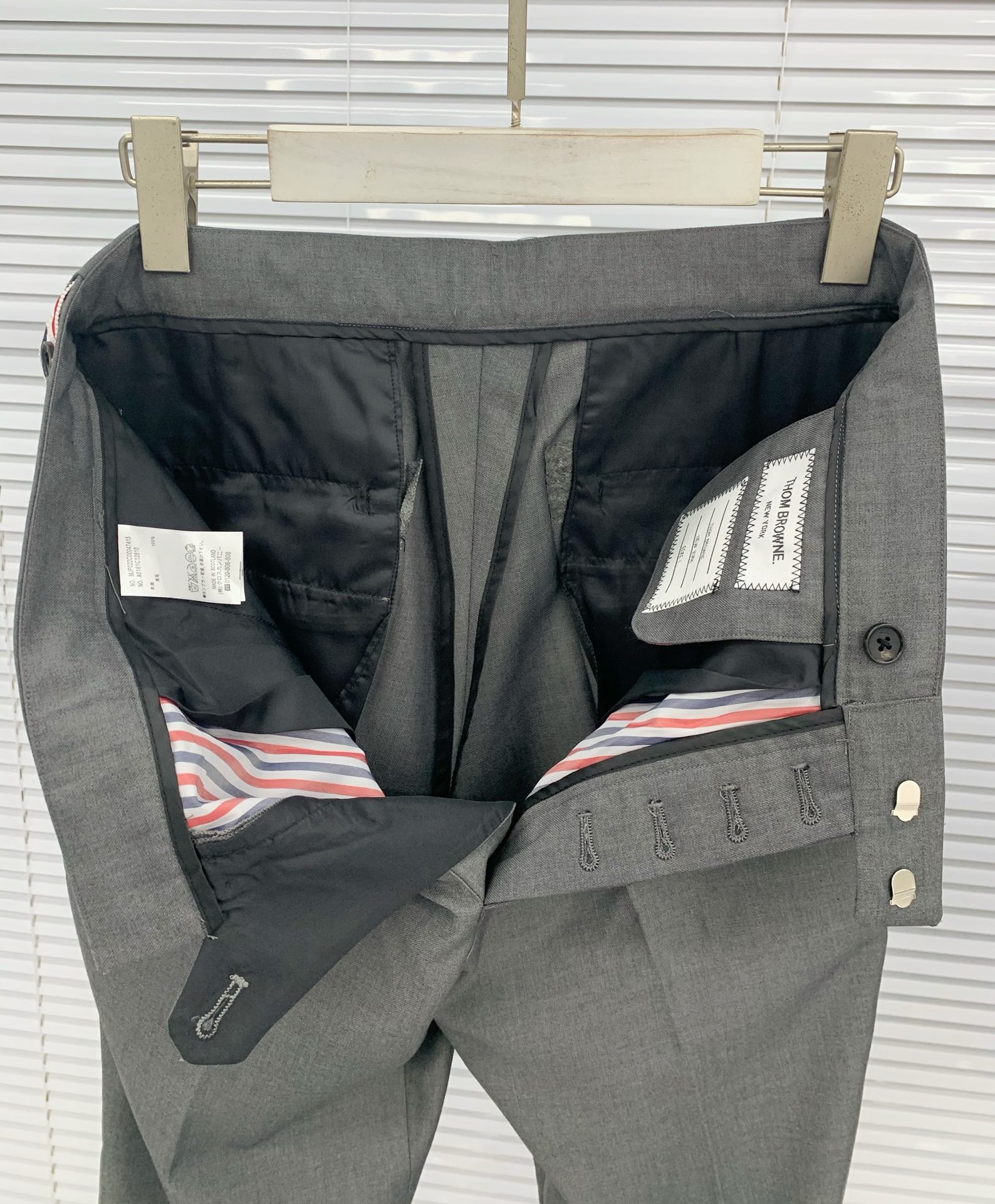 Grey, Navy and Black Suit Pant - FashionHype.xyz