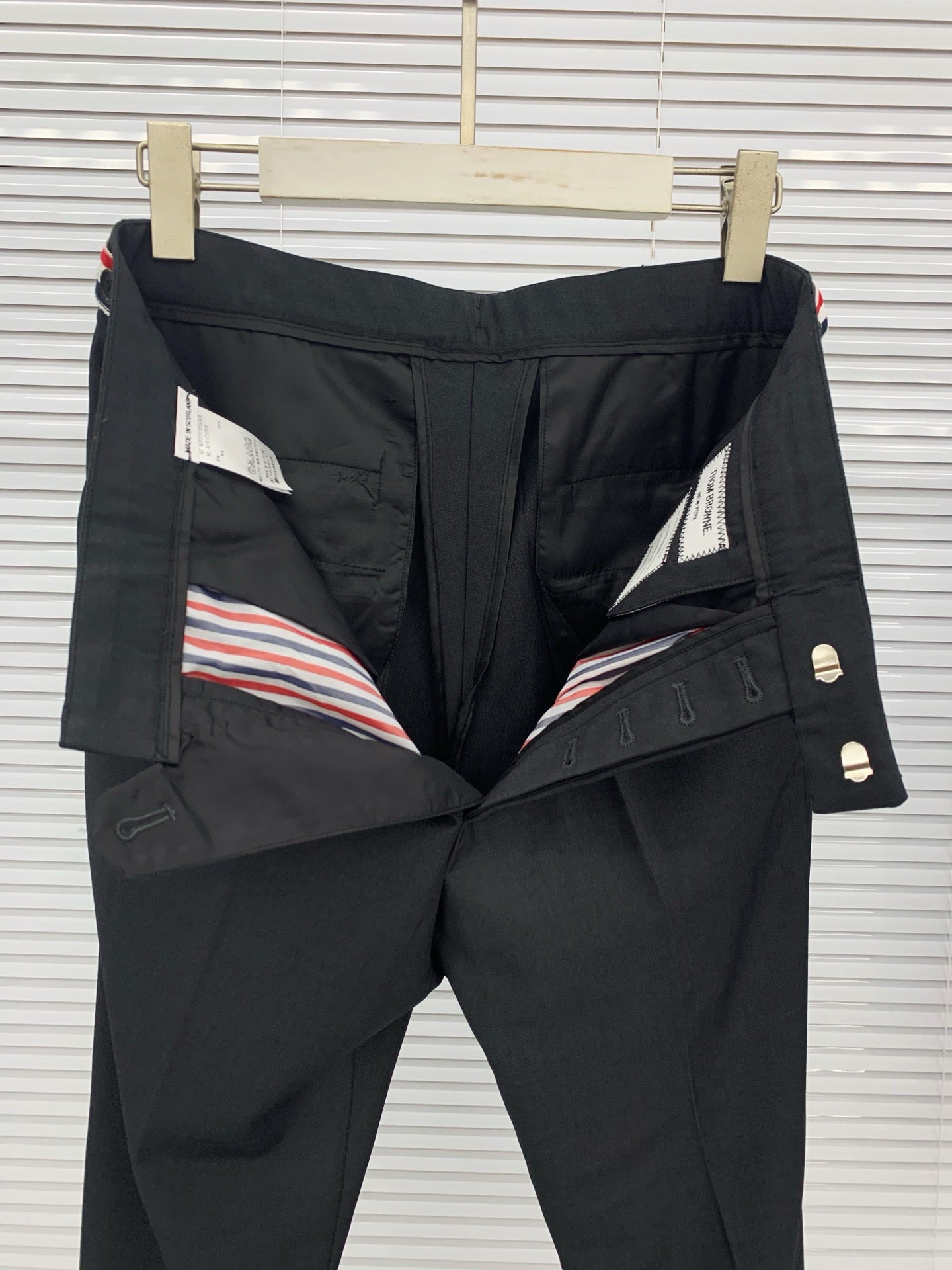 Grey, Navy and Black Suit Pant - FashionHype.xyz