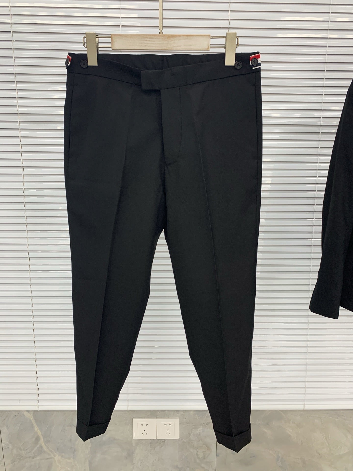 Grey, Navy and Black Suit Pant - FashionHype.xyz