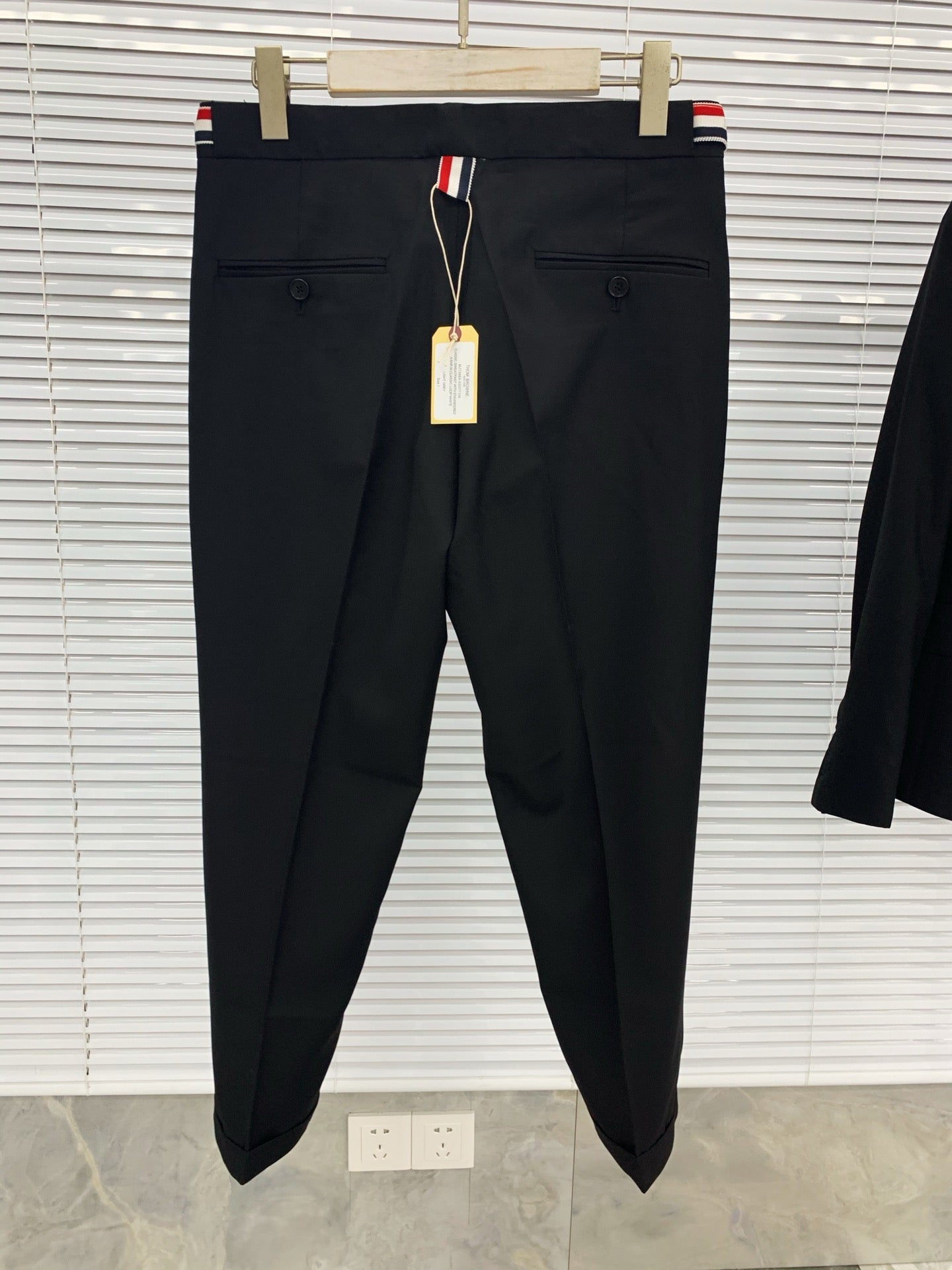 Grey, Navy and Black Suit Pant - FashionHype.xyz