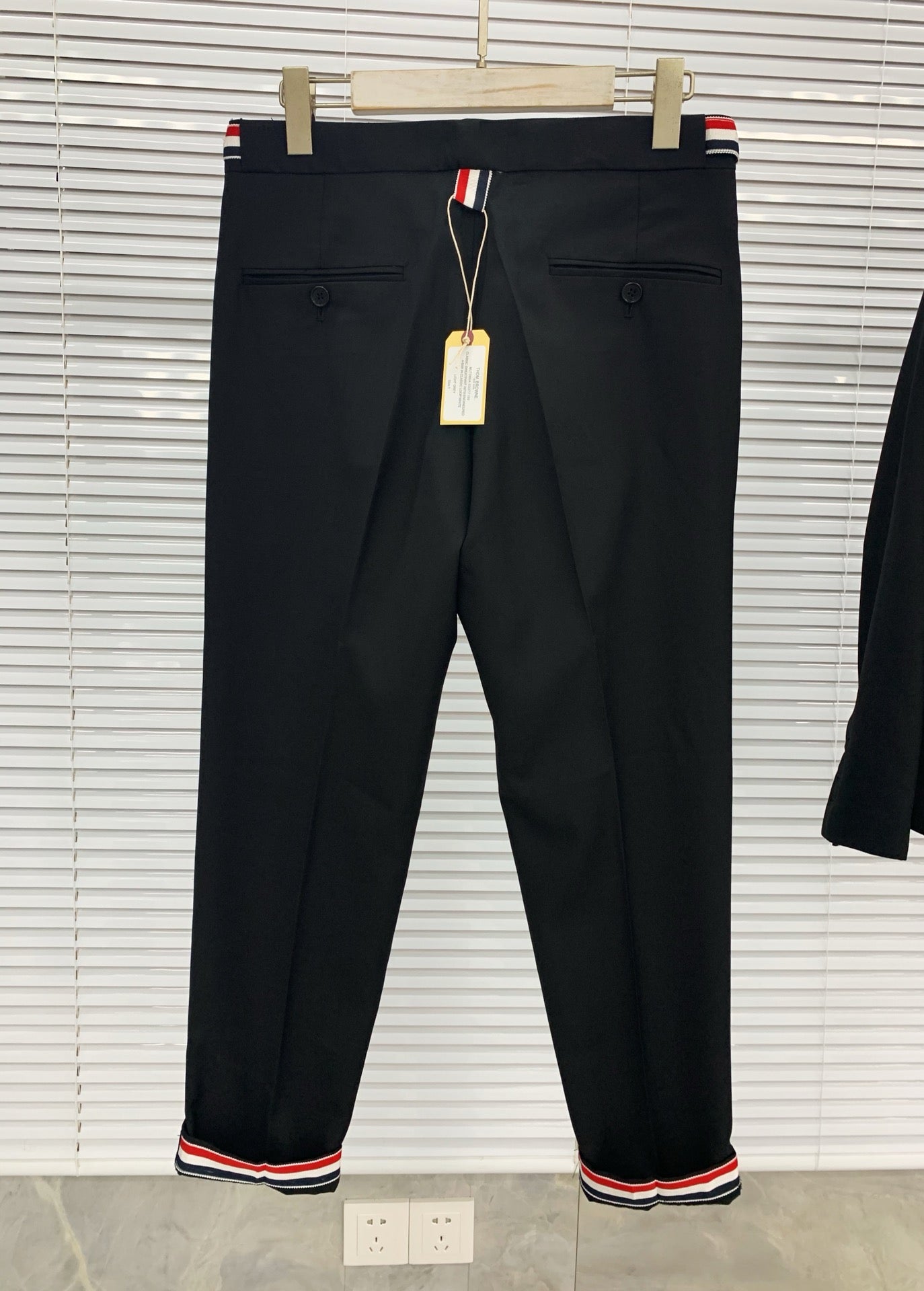 Grey, Navy and Black Suit Pant - FashionHype.xyz