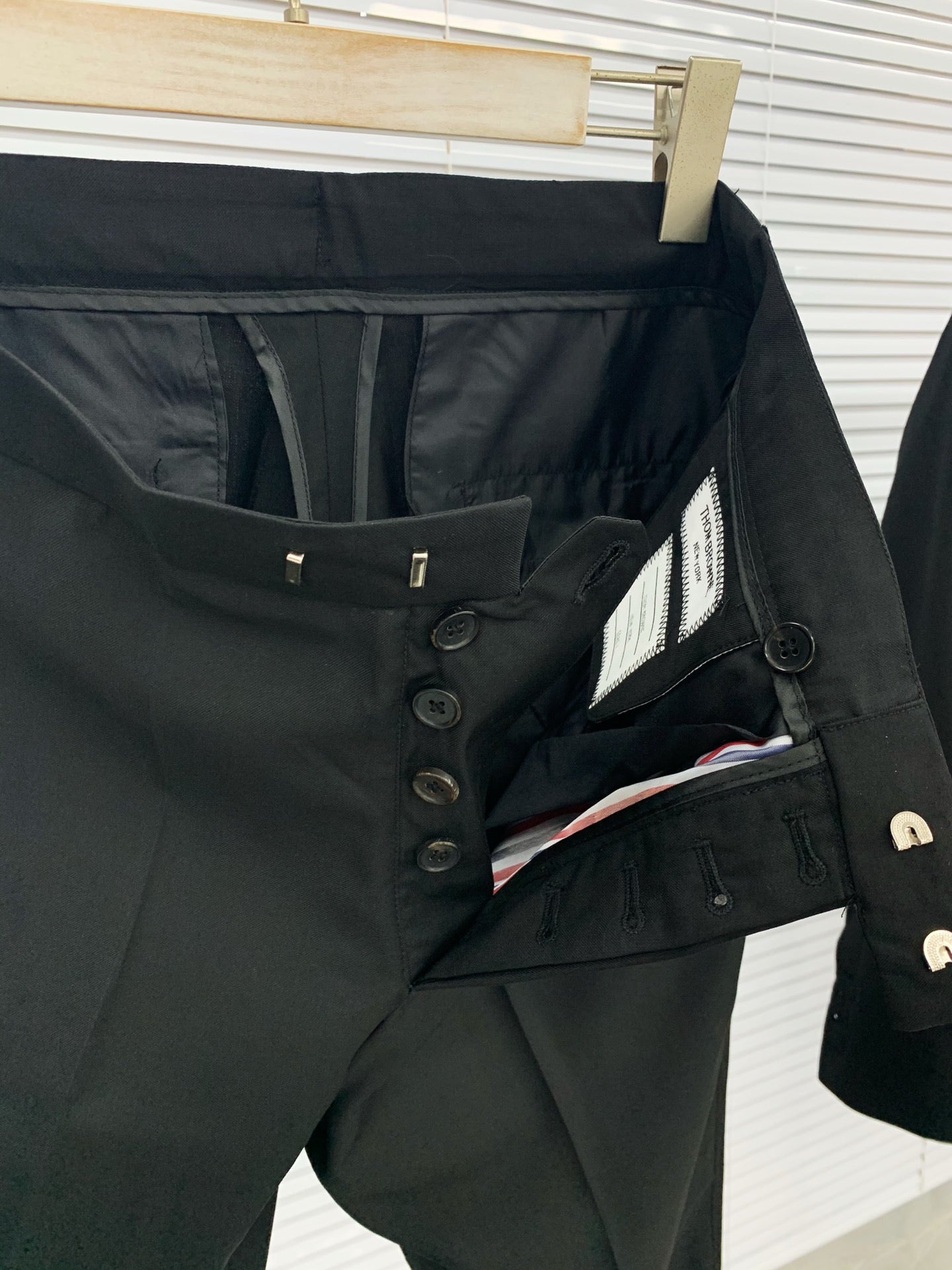 Grey, Navy and Black Suit Pant - FashionHype.xyz