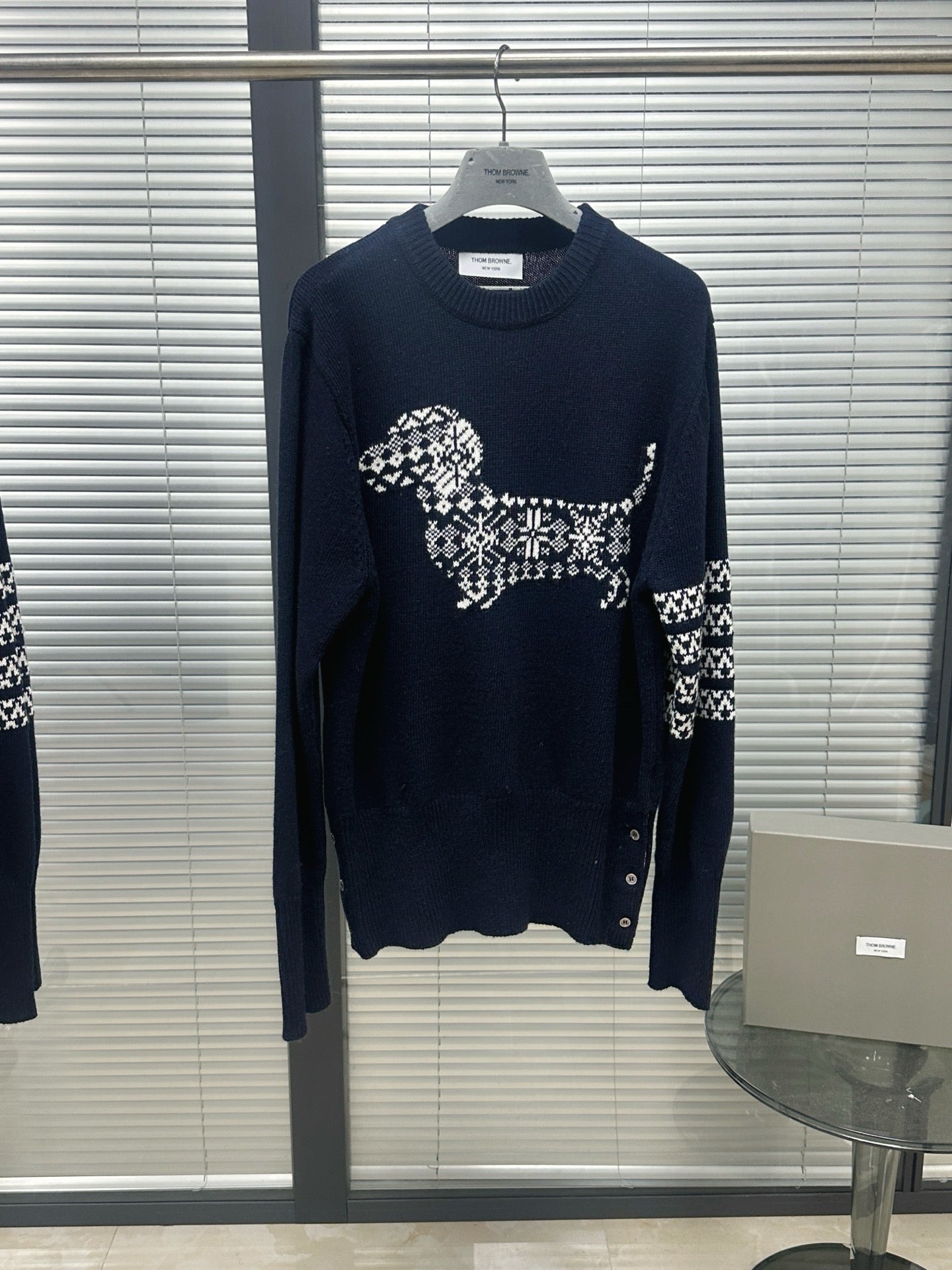 Navy blue and Grey Jersey