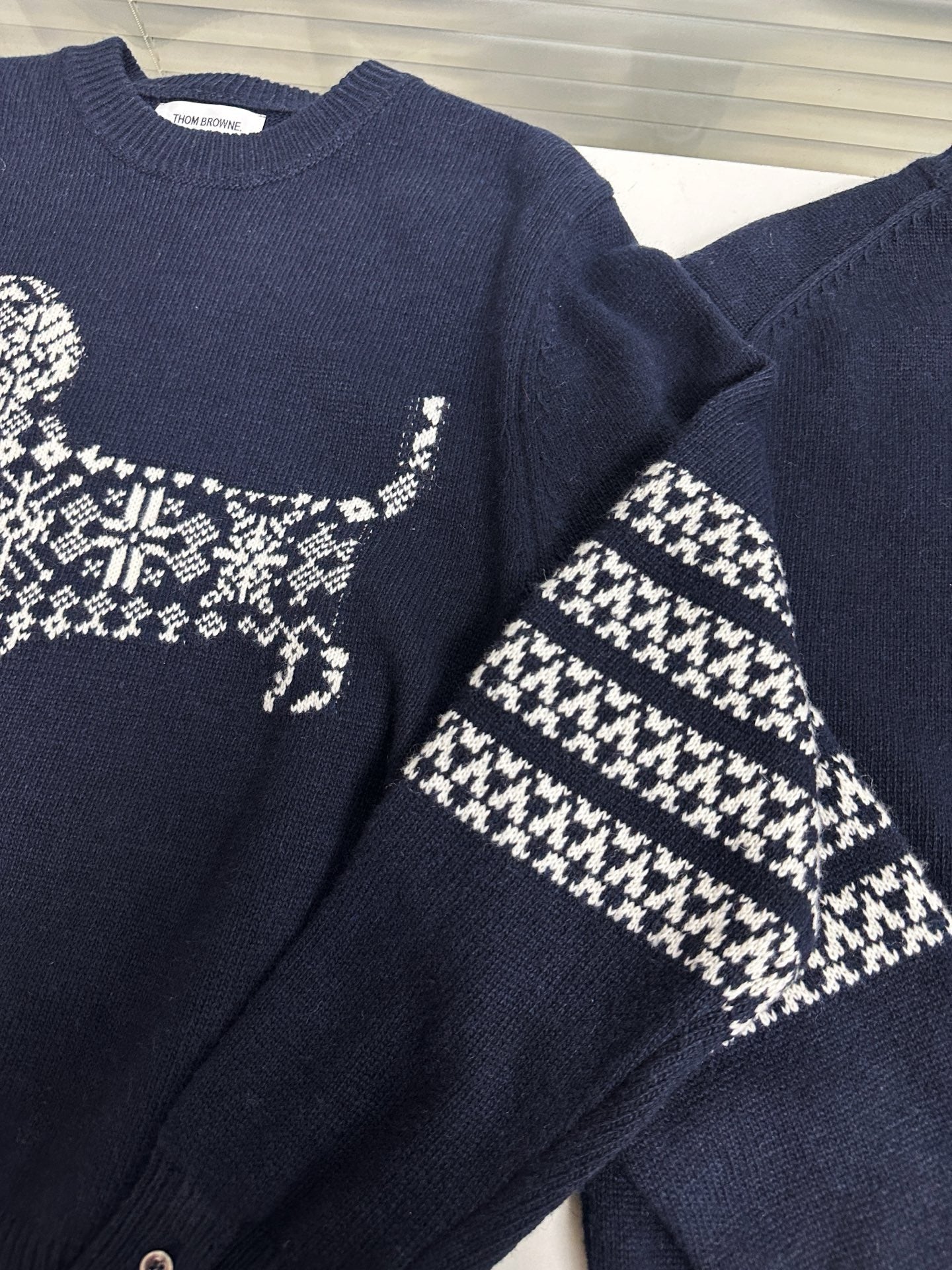 Navy blue and Grey Jersey