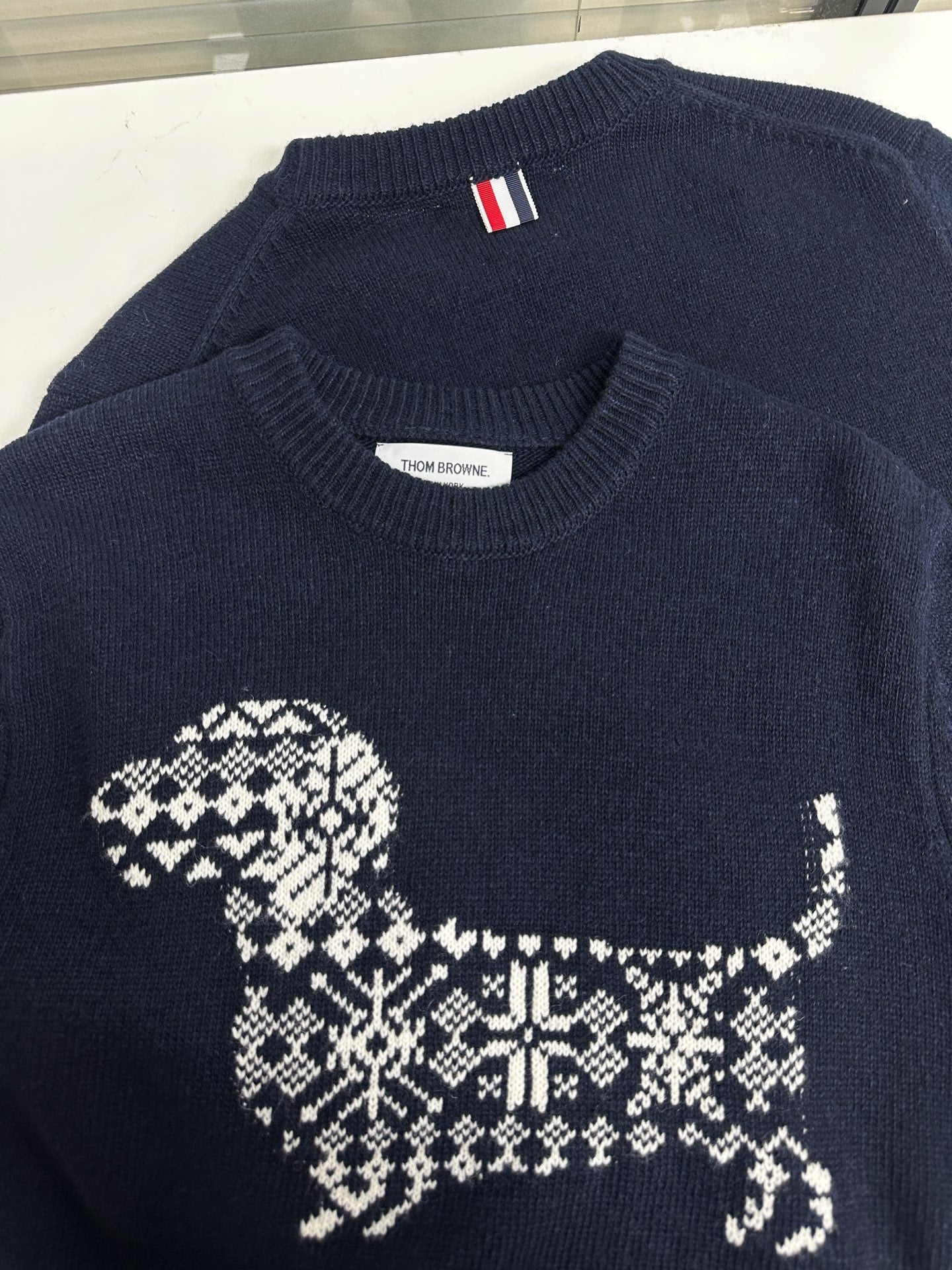 Navy blue and Grey Jersey