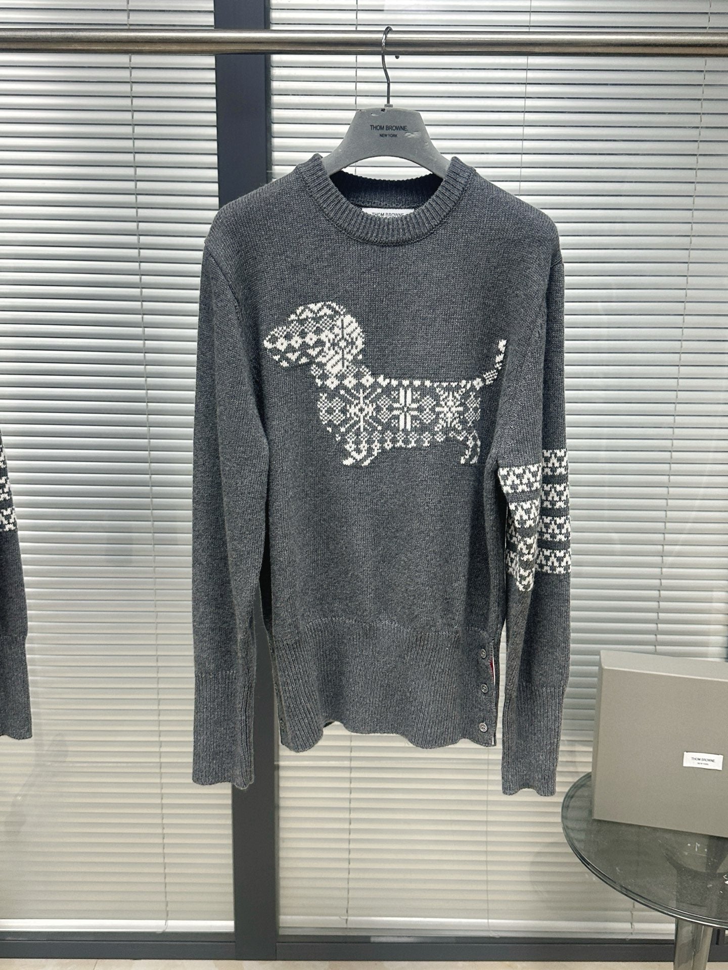 Navy blue and Grey Jersey