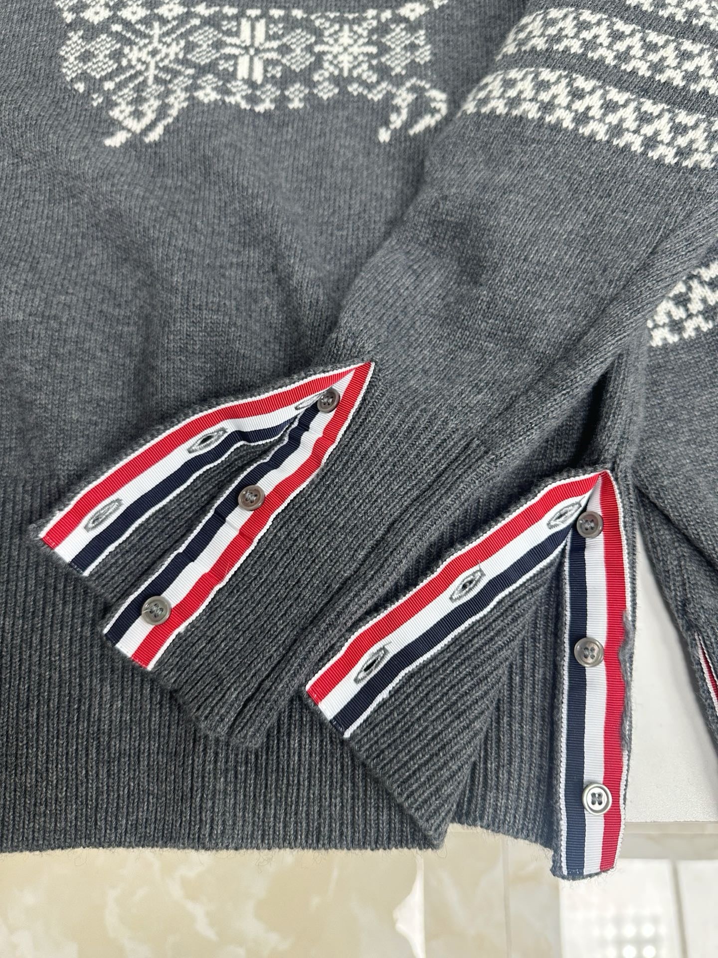 Navy blue and Grey Jersey