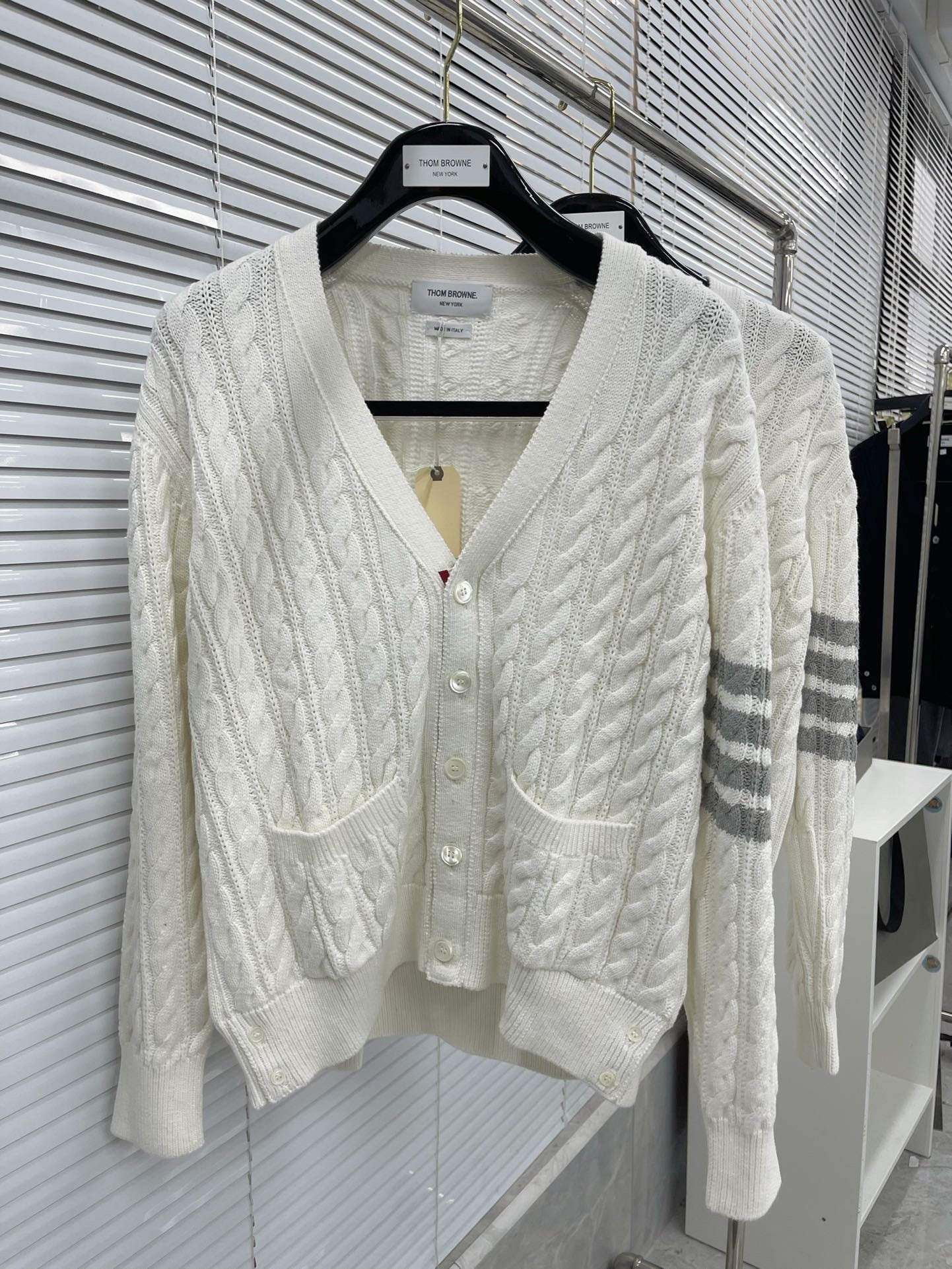 Grey, Cream and Navy blue Jacket