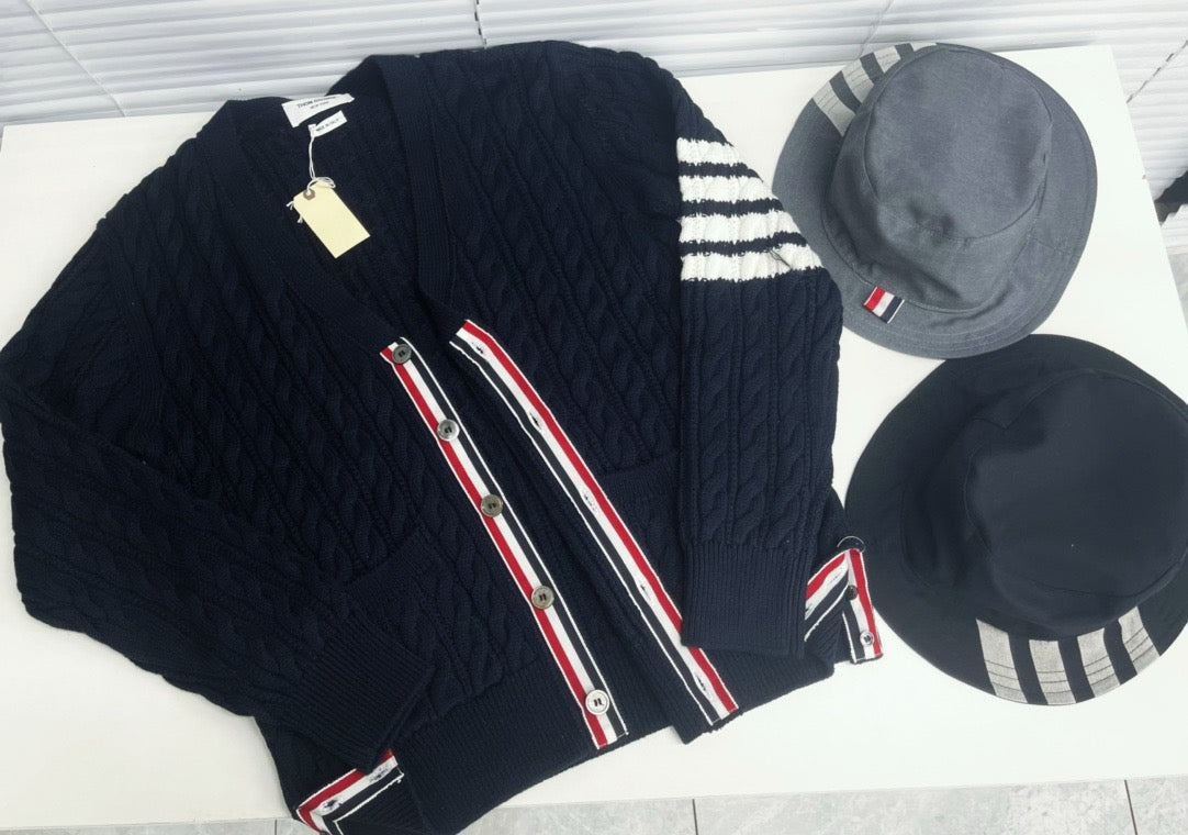 Grey, Cream and Navy blue Jacket