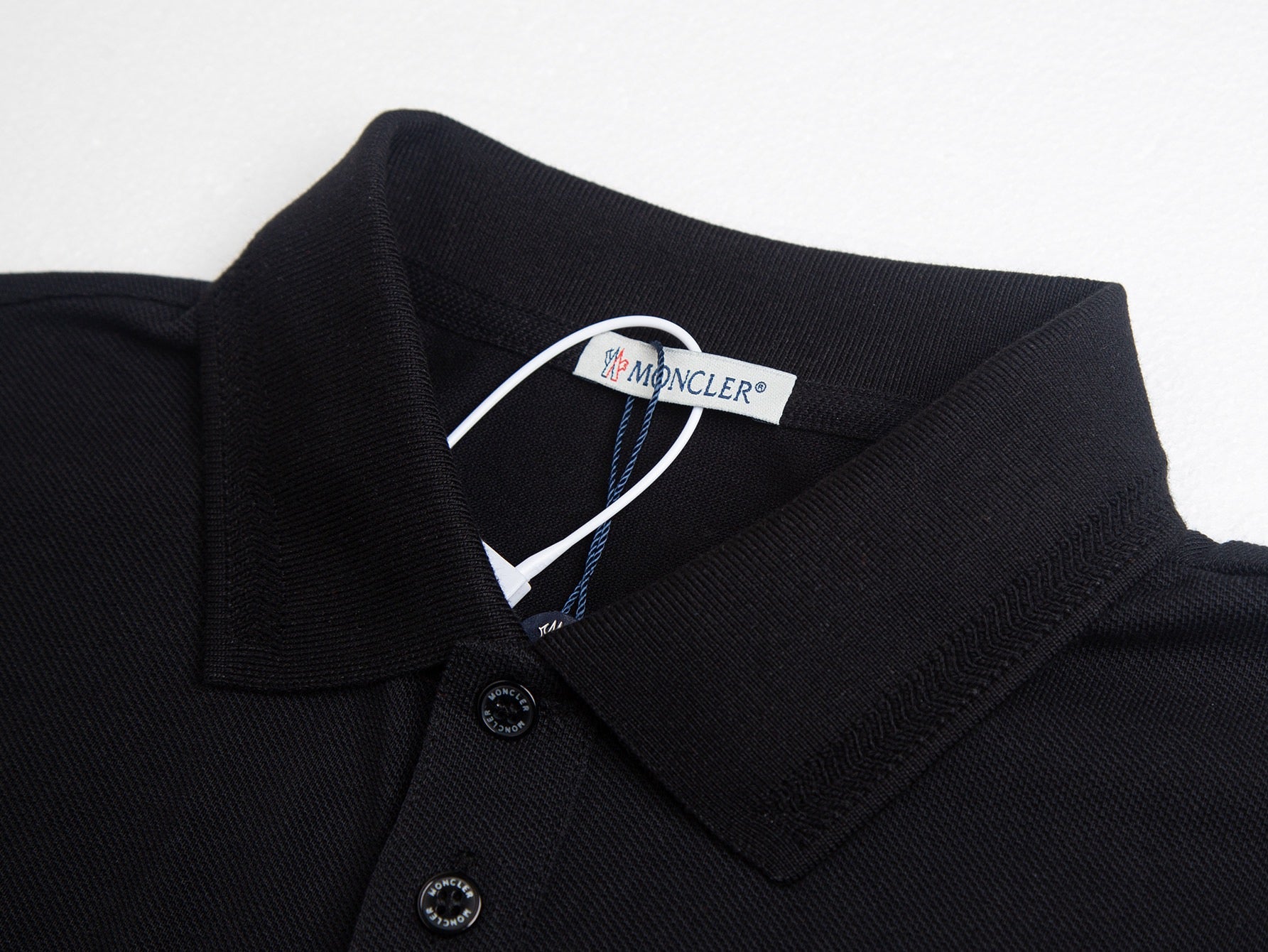 Dark grey, Black and White Polo - Size M