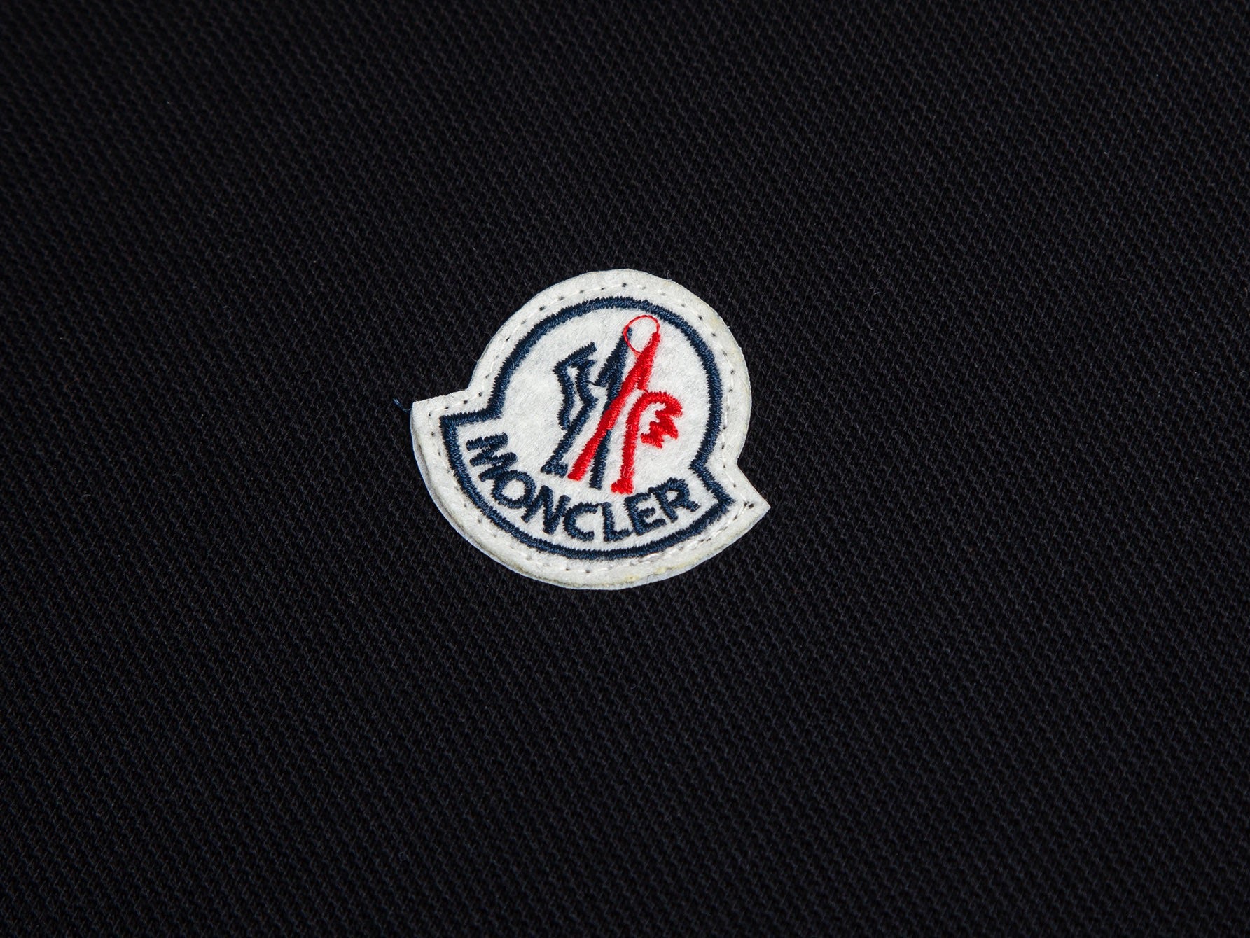 Dark grey, Black and White Polo - Size M