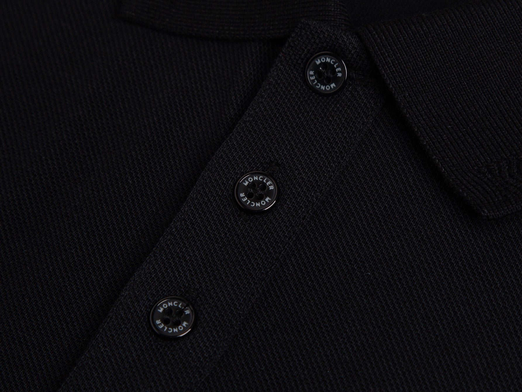 Dark grey, Black and White Polo - Size M