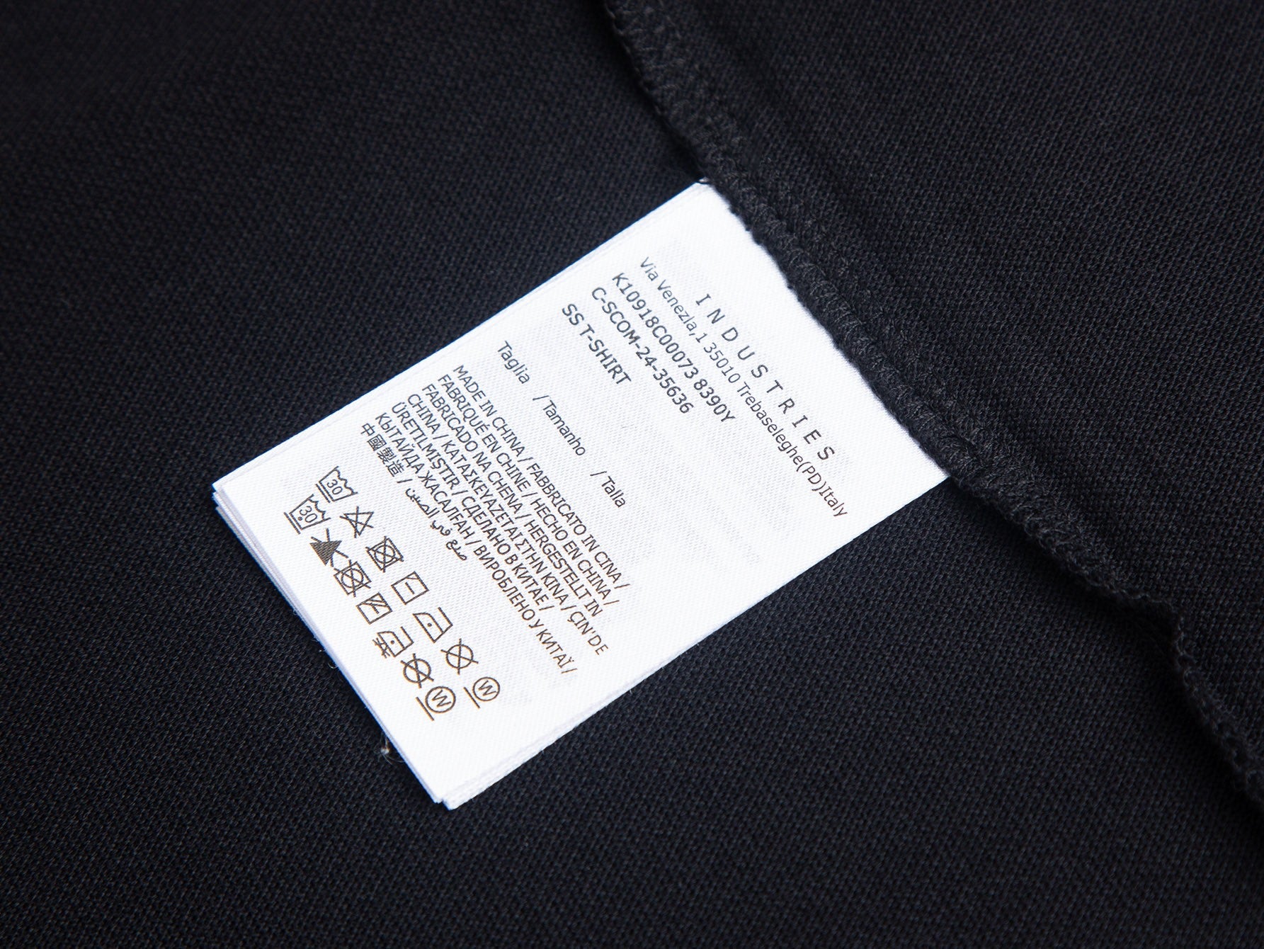 Dark grey, Black and White Polo - Size M