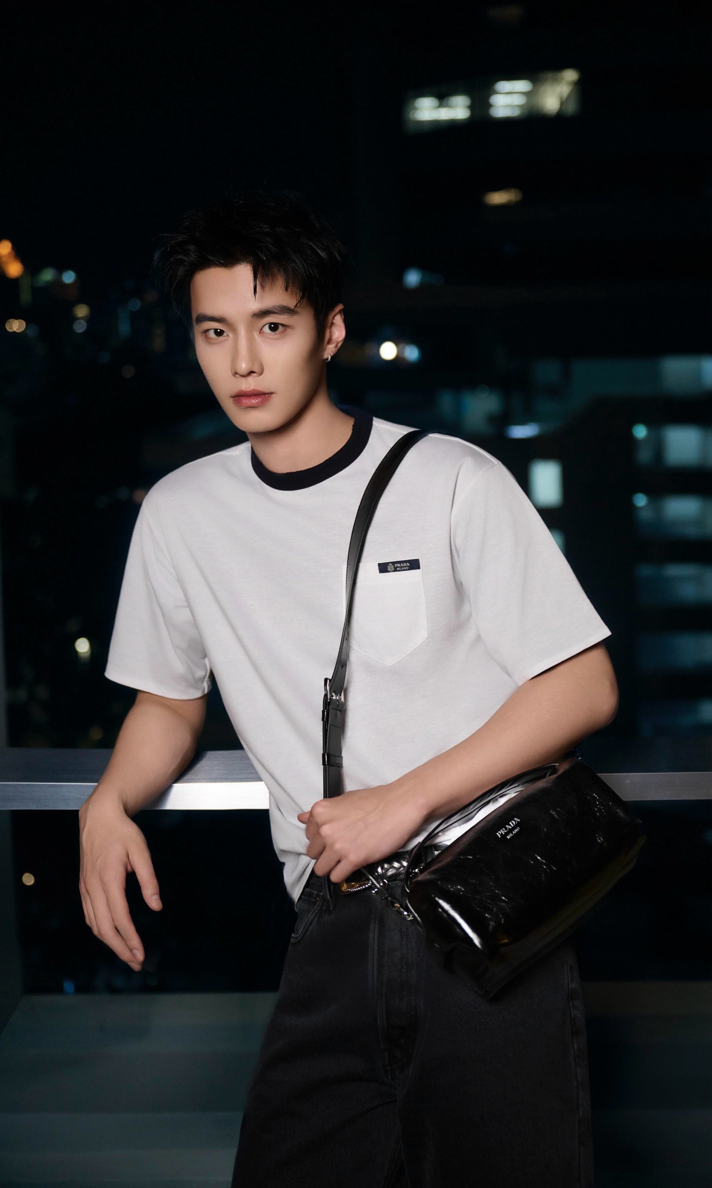 Black, White and Grey T-Shirt