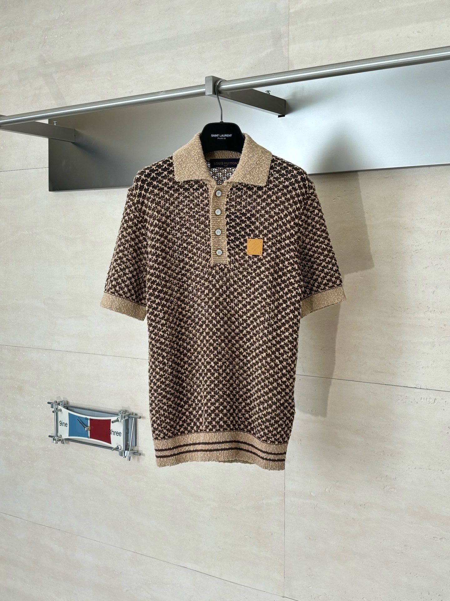 Brown grey Polo