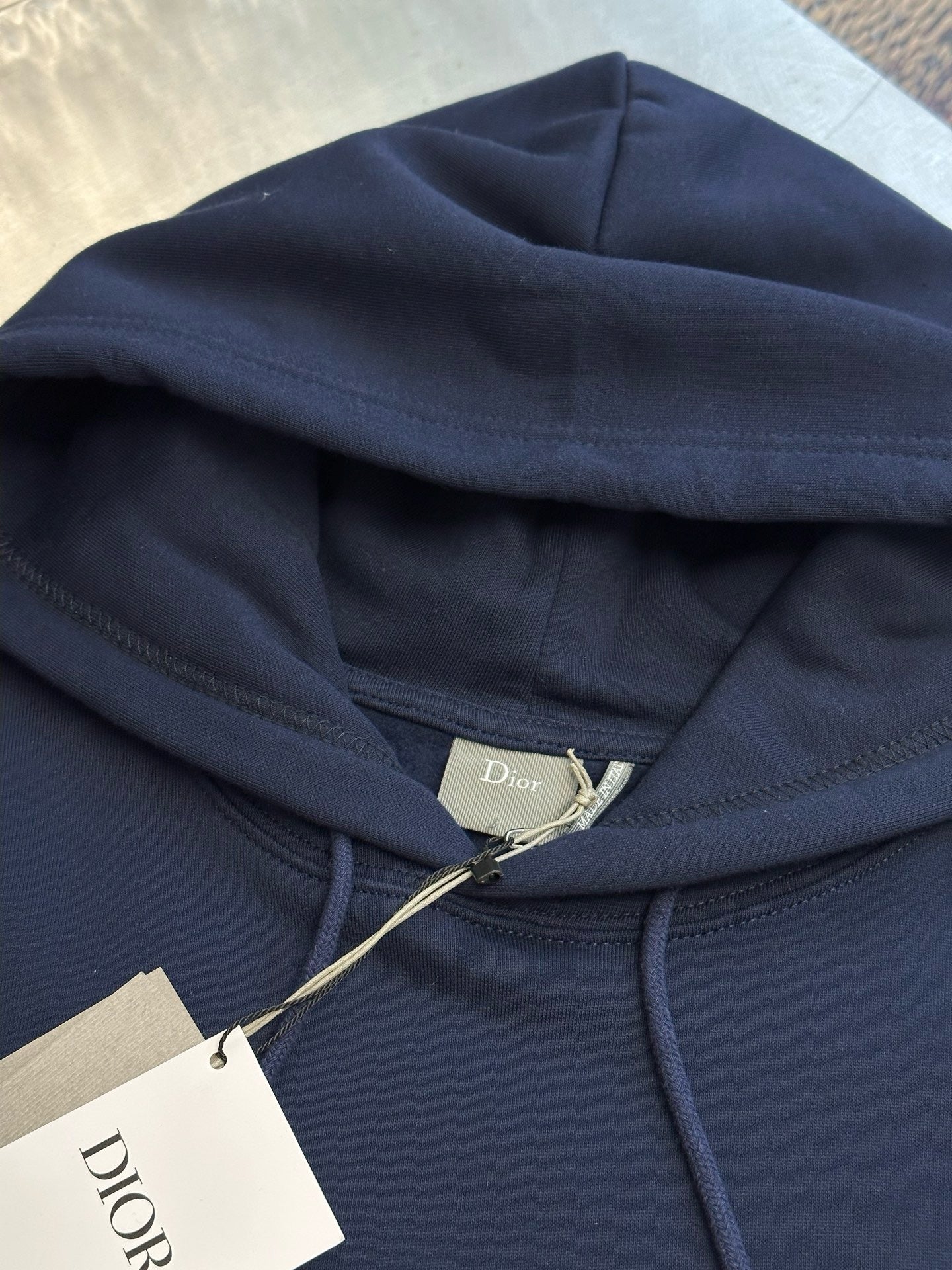 Blue and Grey Hoodie  - Size M