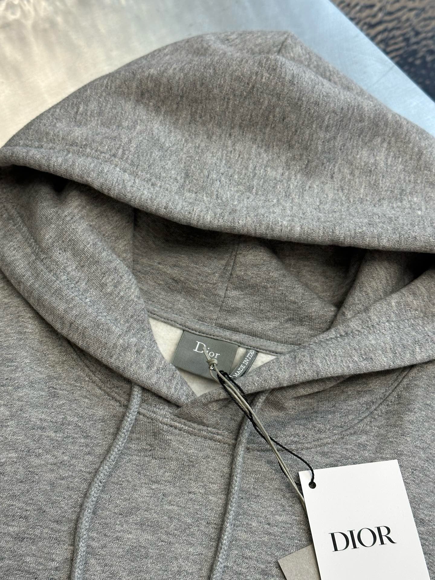 Blue and Grey Hoodie  - Size M