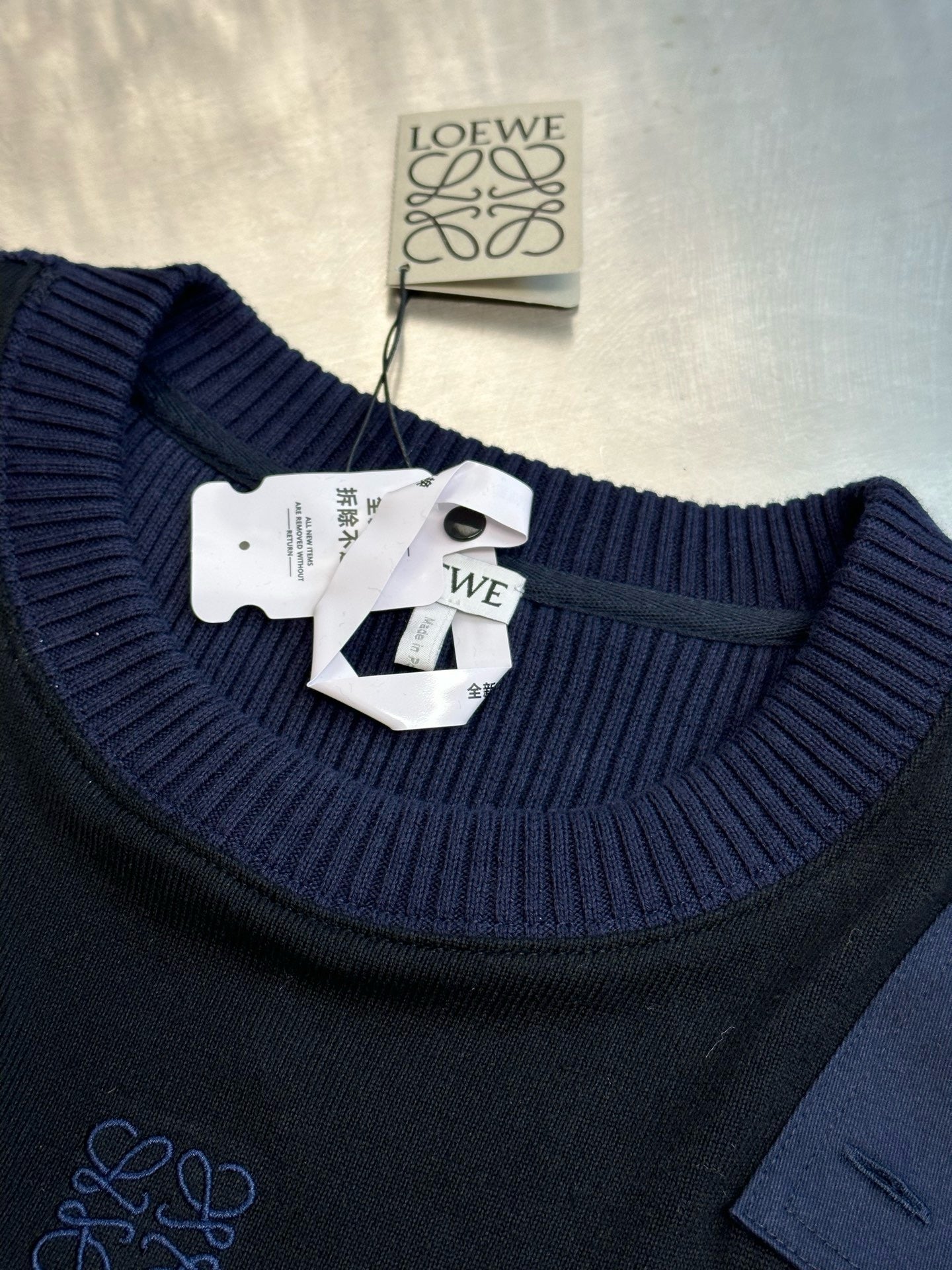 Black blue Jacket - Size M