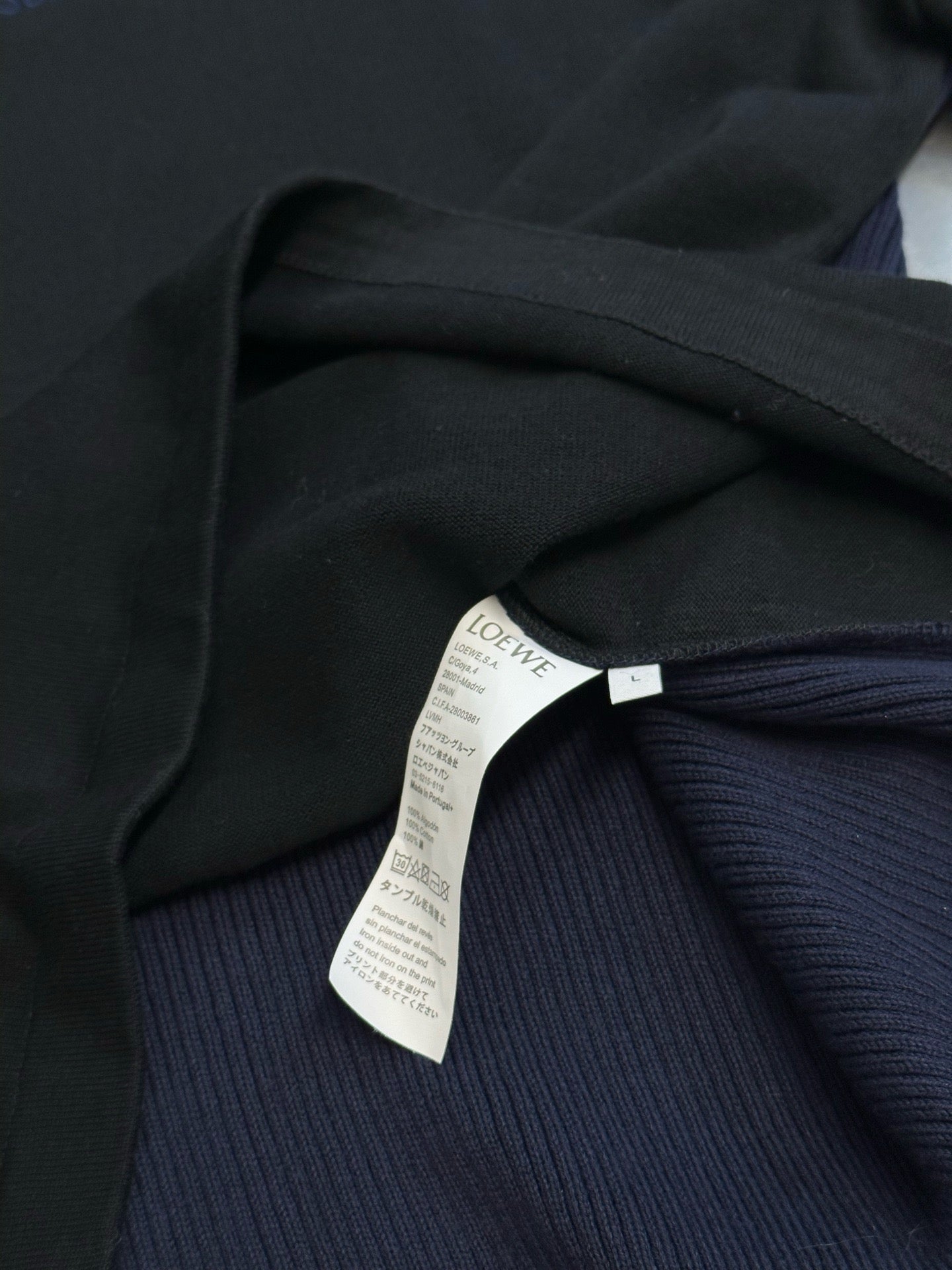 Black blue Jacket - Size M