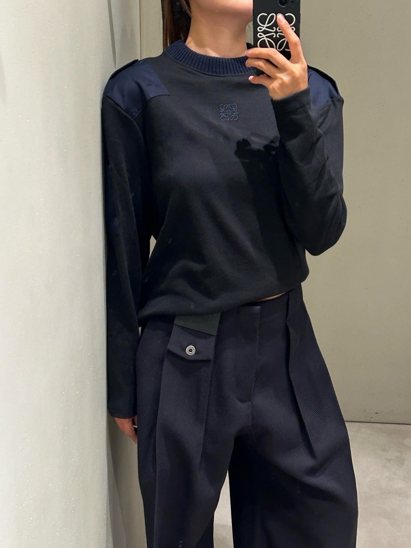Black blue Jacket - Size M