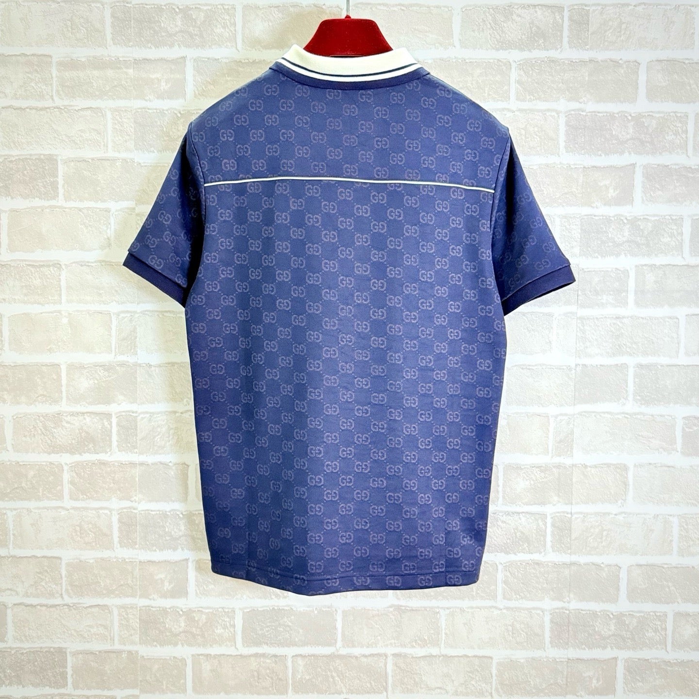 Blue and Grey Polo - FashionHype.xyz