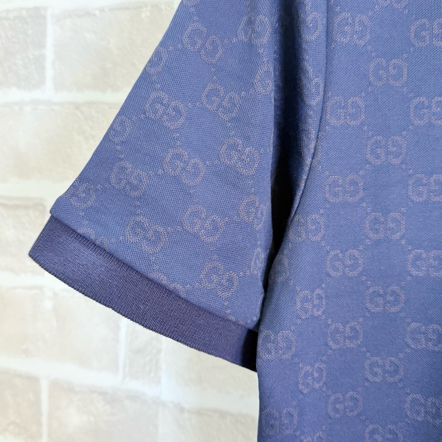 Blue and Grey Polo - FashionHype.xyz