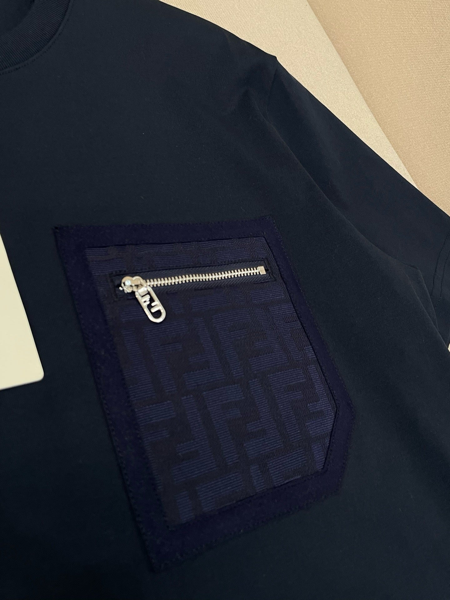 Dark blue, White and Black T-Shirt - FashionHype.xyz