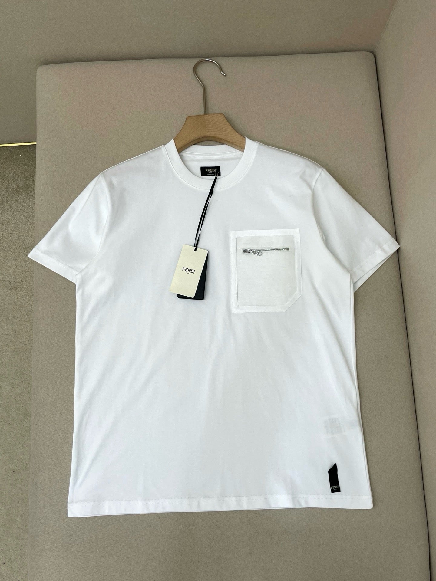 Dark blue, White and Black T-Shirt - FashionHype.xyz