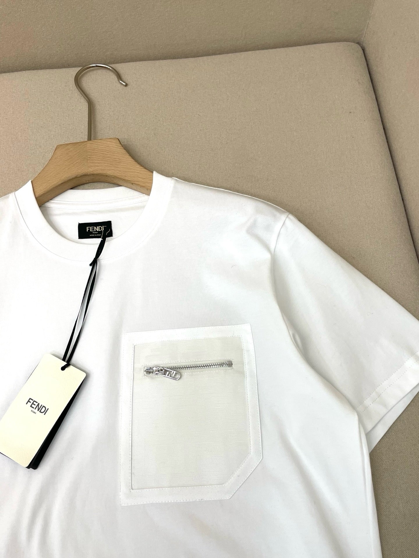 Dark blue, White and Black T-Shirt - FashionHype.xyz