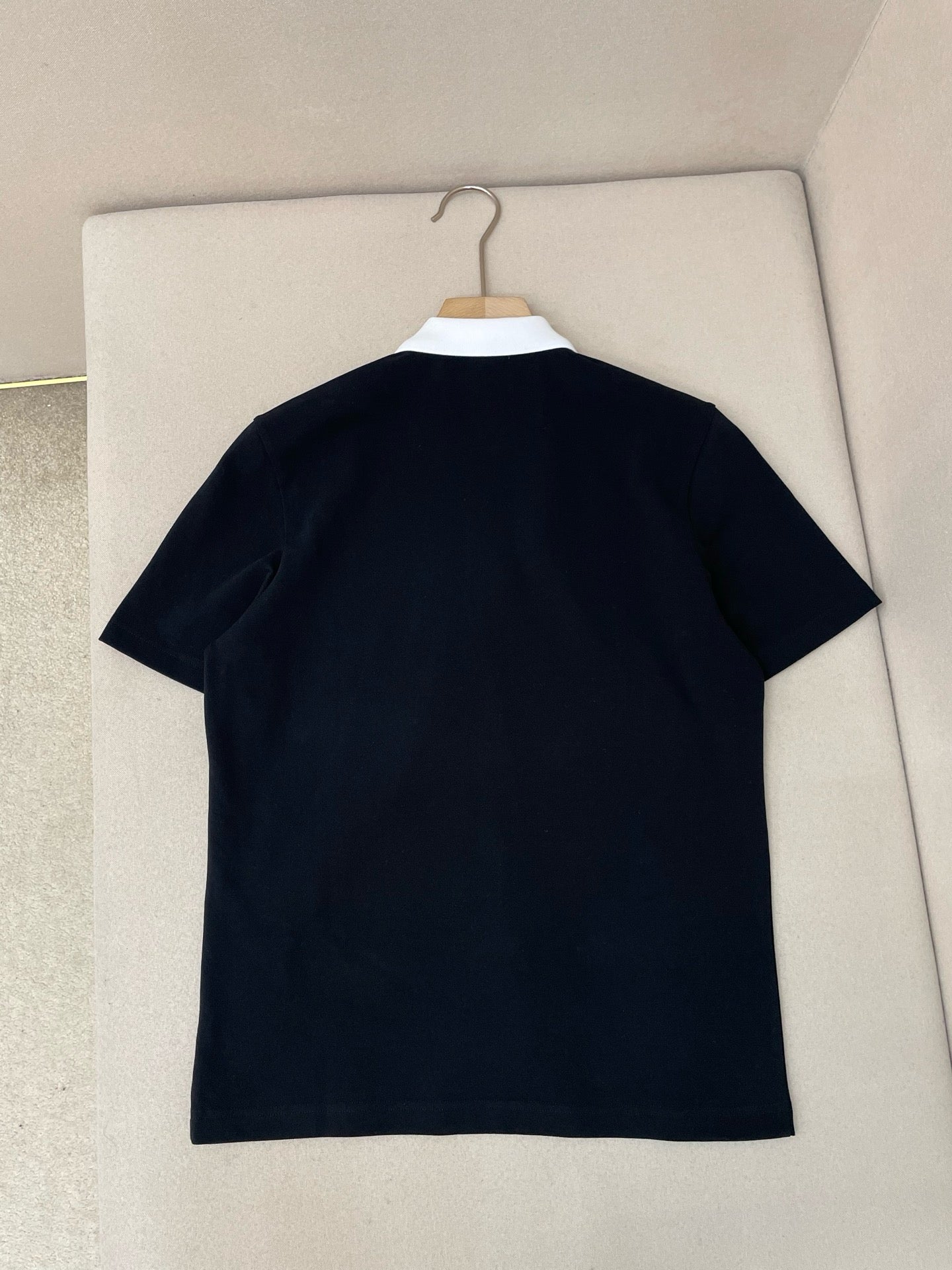 White and Black Polo - FashionHype.xyz