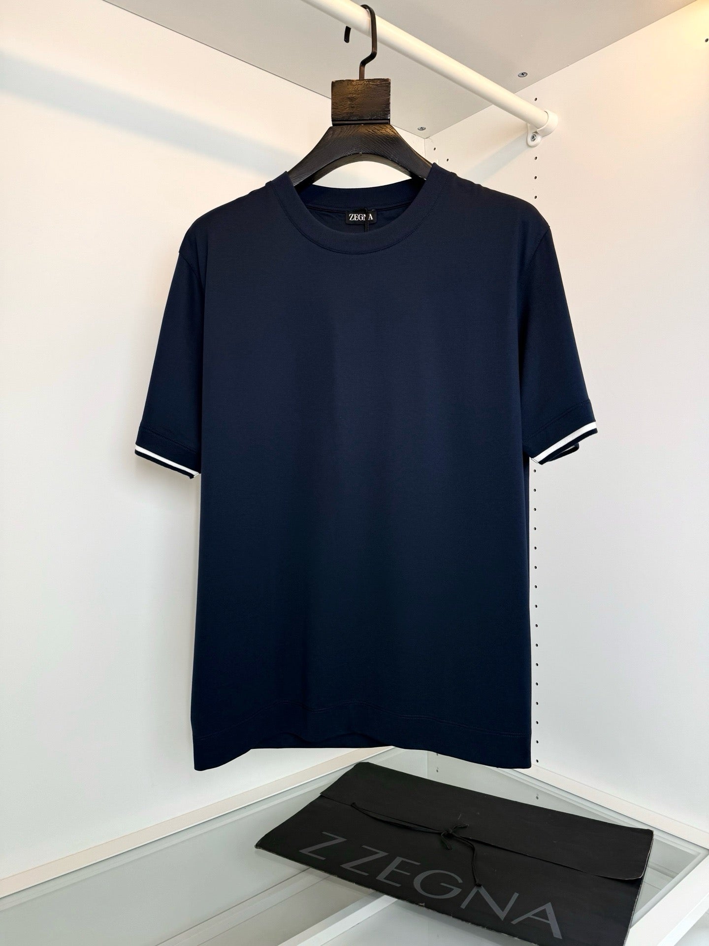 Dark blue, Light grey, Grey and Blue T-Shirt - FashionHype.xyz