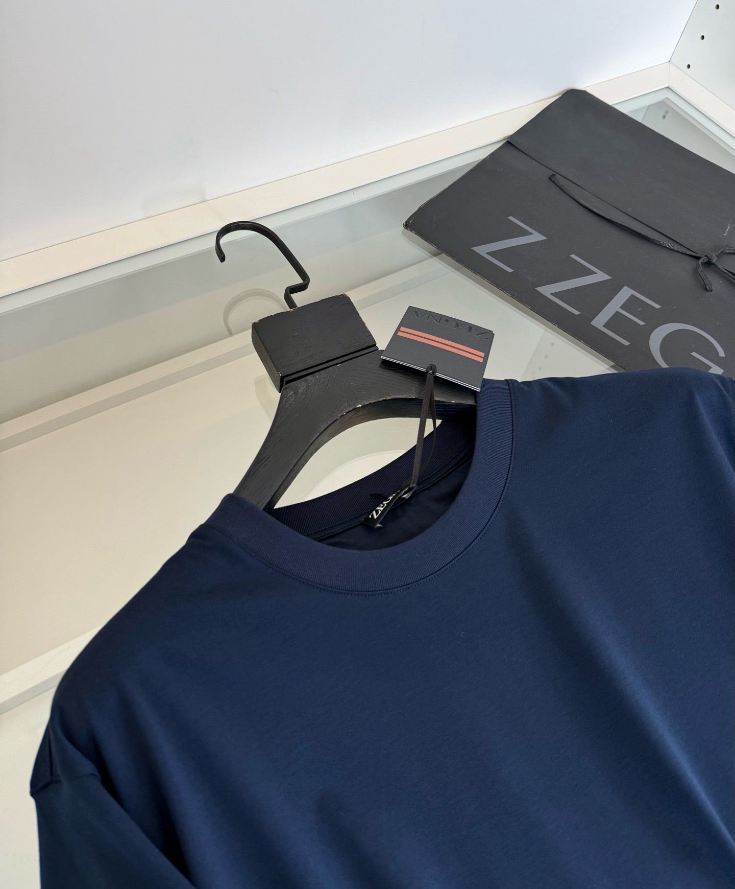 Dark blue, Light grey, Grey and Blue T-Shirt - FashionHype.xyz