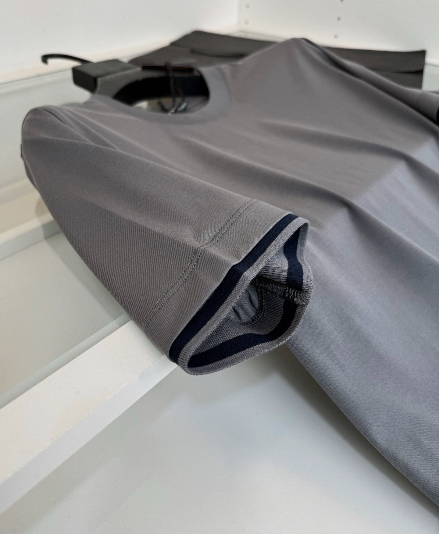 Dark blue, Light grey, Grey and Blue T-Shirt - FashionHype.xyz