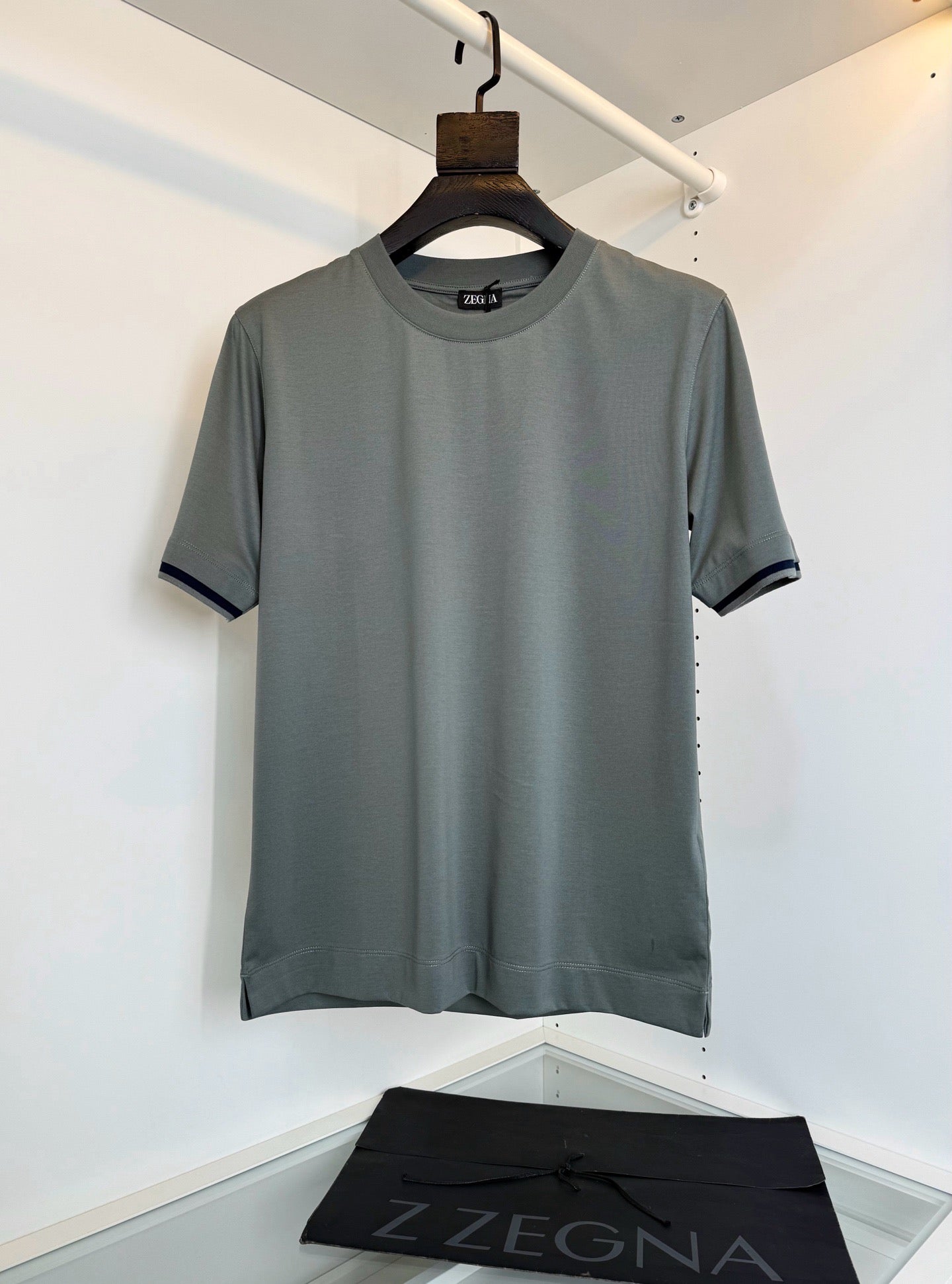 Dark blue, Light grey, Grey and Blue T-Shirt - FashionHype.xyz