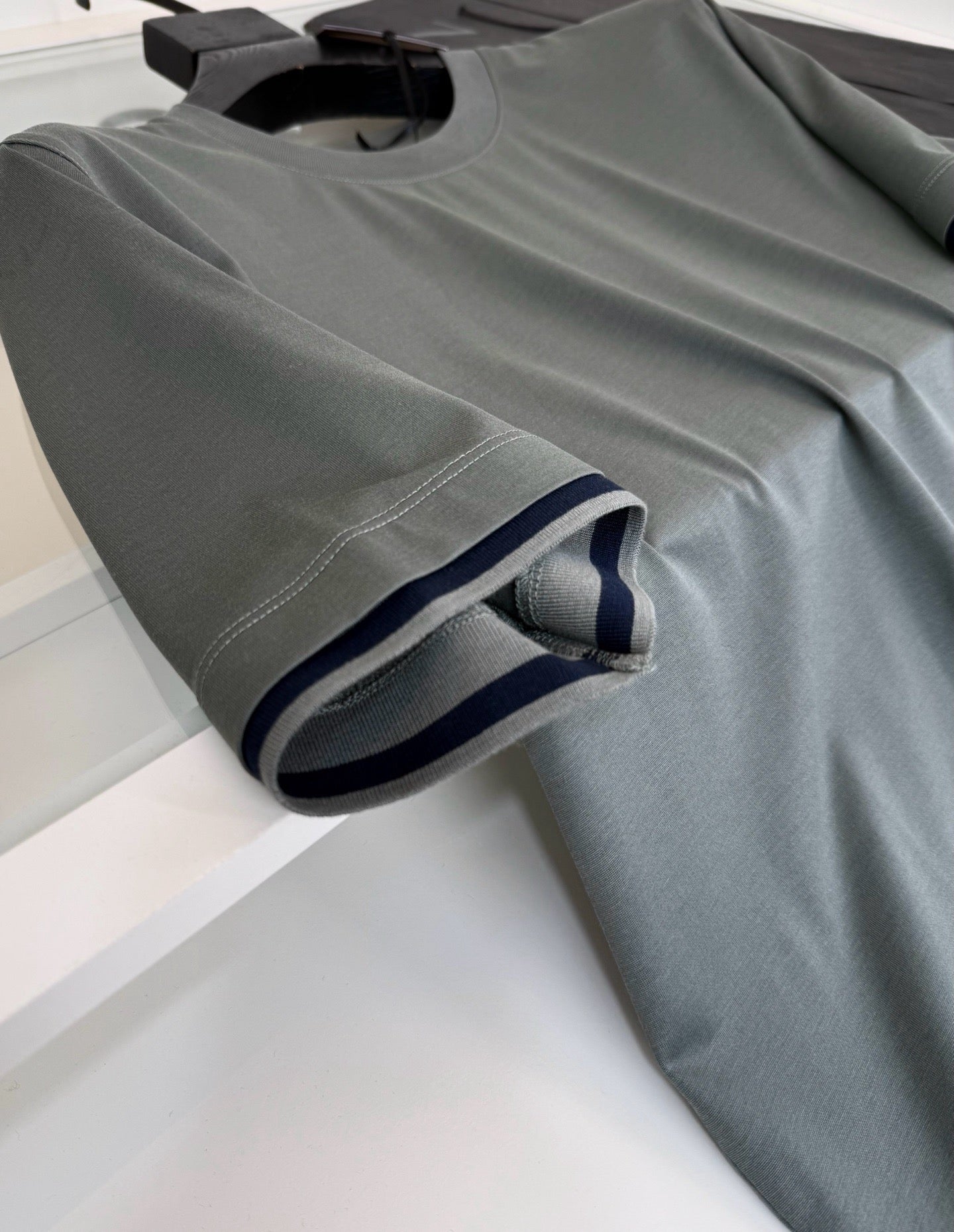 Dark blue, Light grey, Grey and Blue T-Shirt - FashionHype.xyz