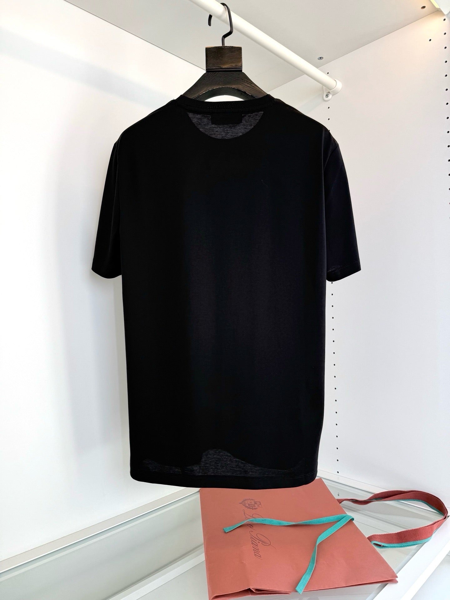 Black, Blue, Grey and White T-Shirt - FashionHype.xyz