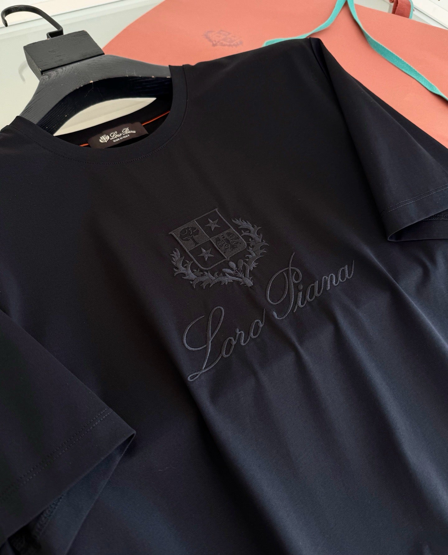 Black, Blue, Grey and White T-Shirt - FashionHype.xyz
