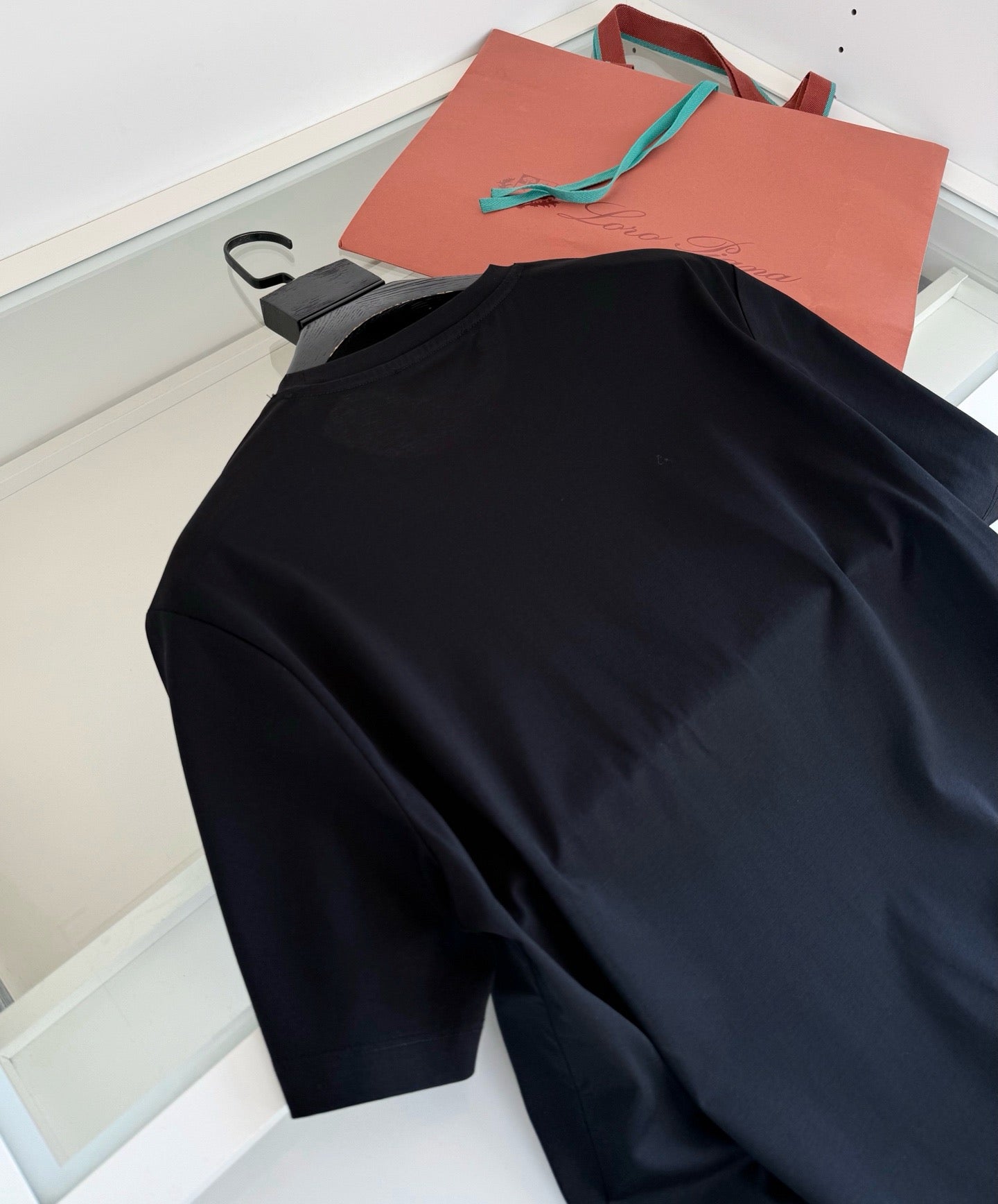 Black, Blue, Grey and White T-Shirt - FashionHype.xyz