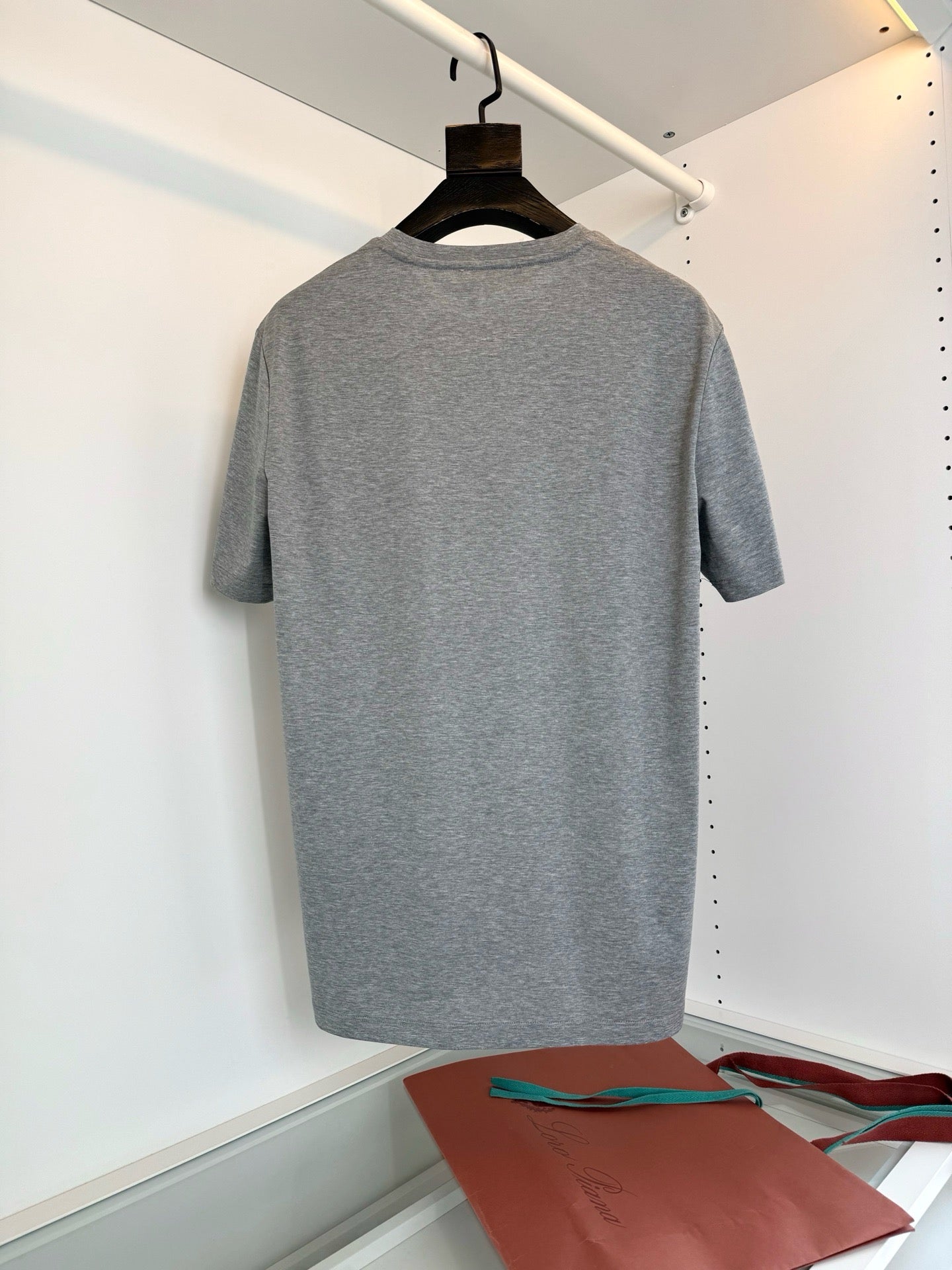 Black, Blue, Grey and White T-Shirt - FashionHype.xyz